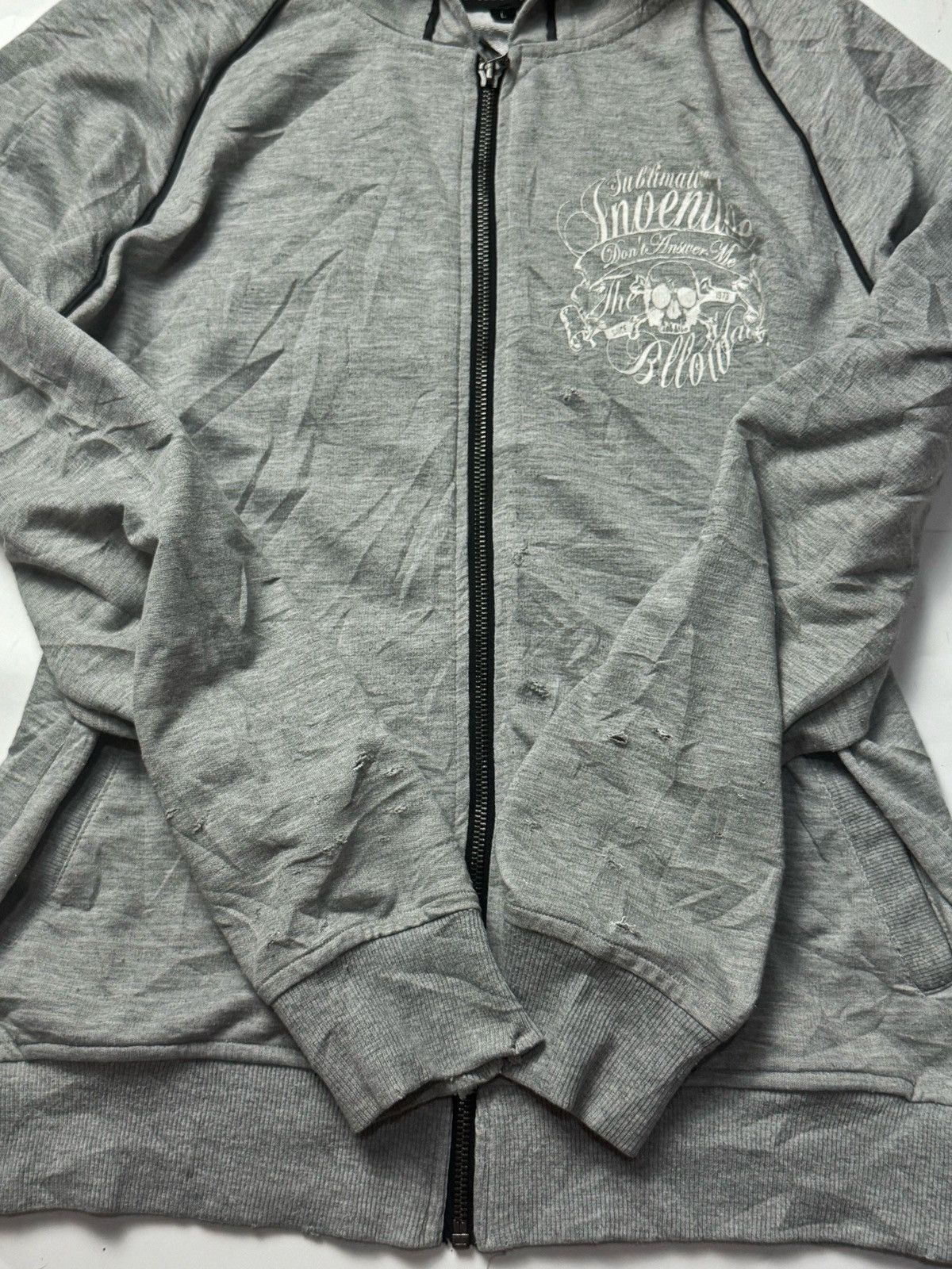 Hysteric Glamour × If Six Was Nine × Japanese Brand Fur Hoodie In The Attic Skulls Distressed Size US M / EU 48-50 / 2 - 4 Thumbnail