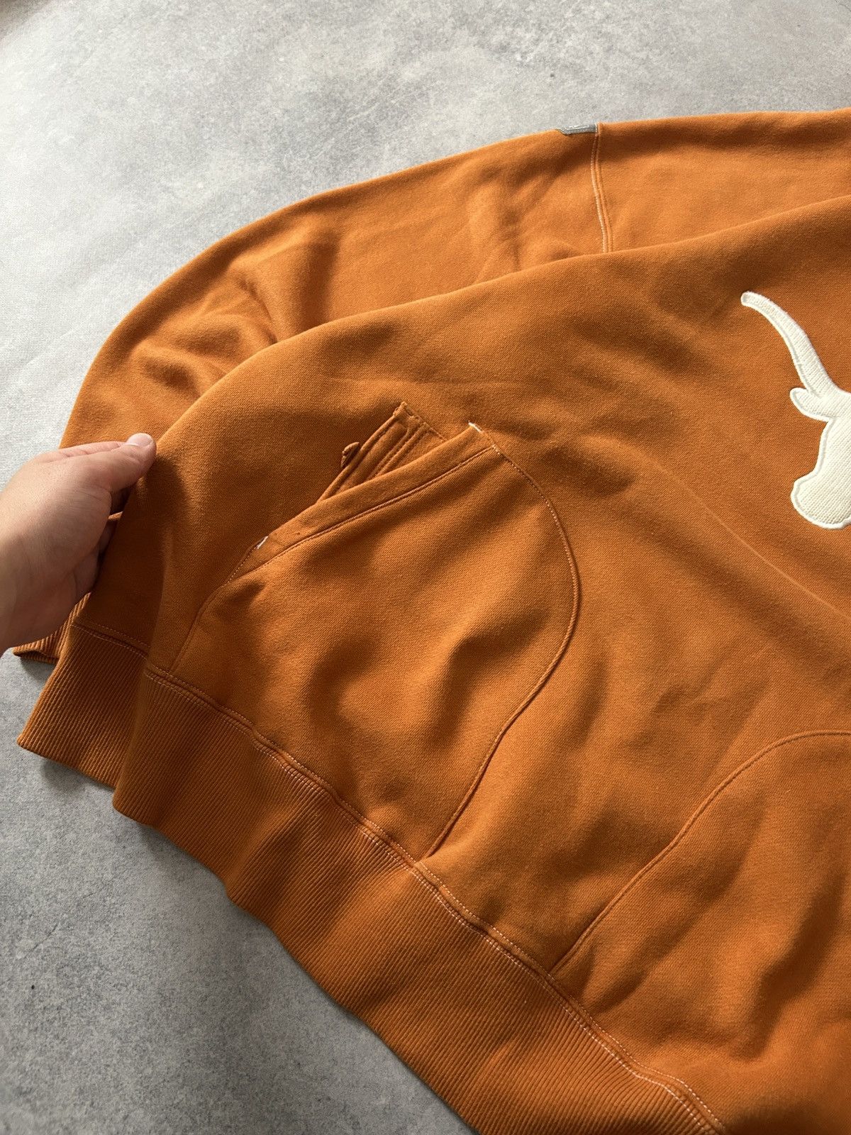Majestic Texas X Majestic 🐂Vintage Orange baggy big logo hoodies Size US XL / EU 56 / 4 - 3 Thumbnail