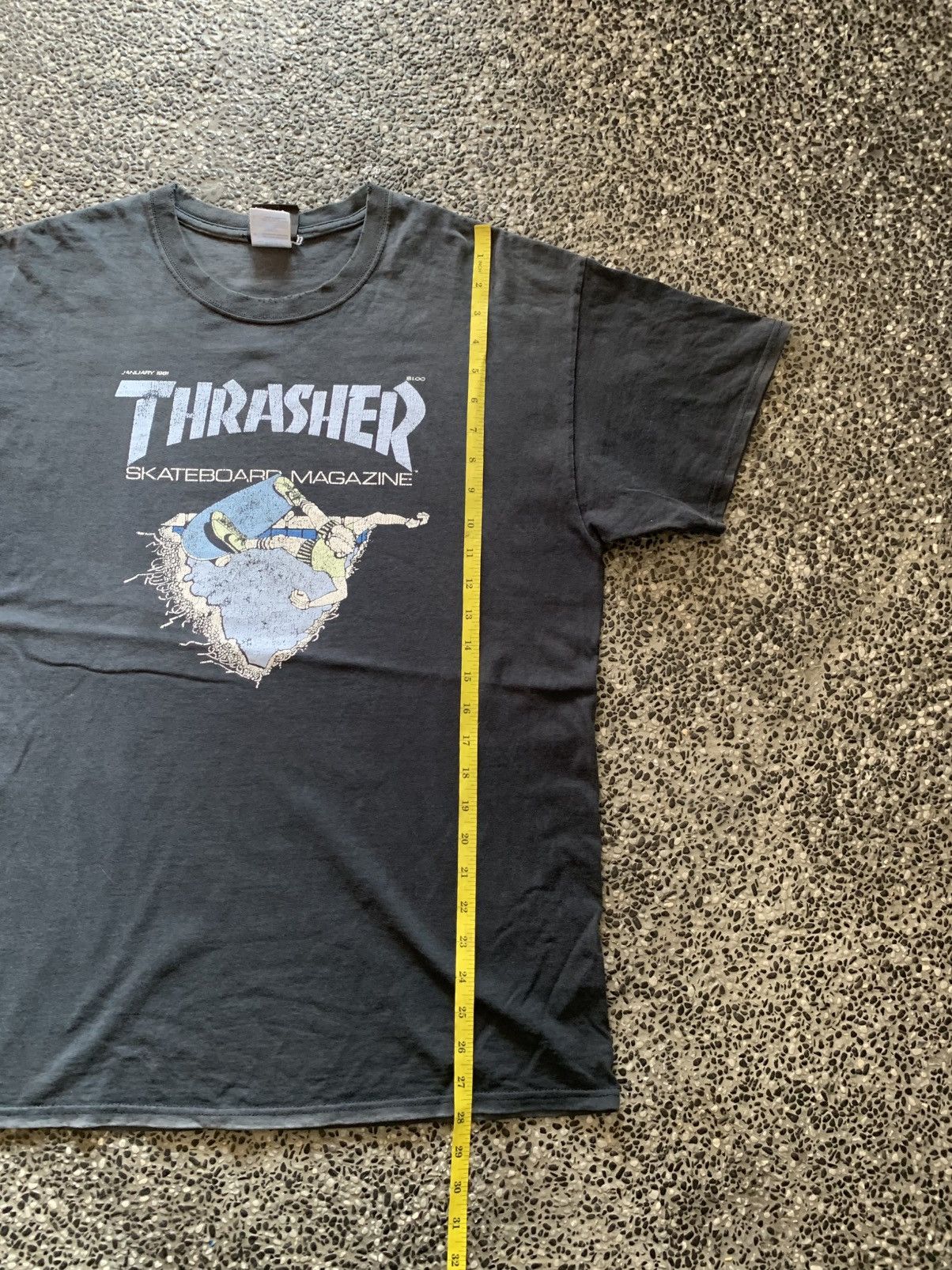 Thrasher × Vintage Vintage Thrasher Skateboard Magazine / Skate / Surf T shirt Size US L / EU 52-54 / 3 - 9 Thumbnail