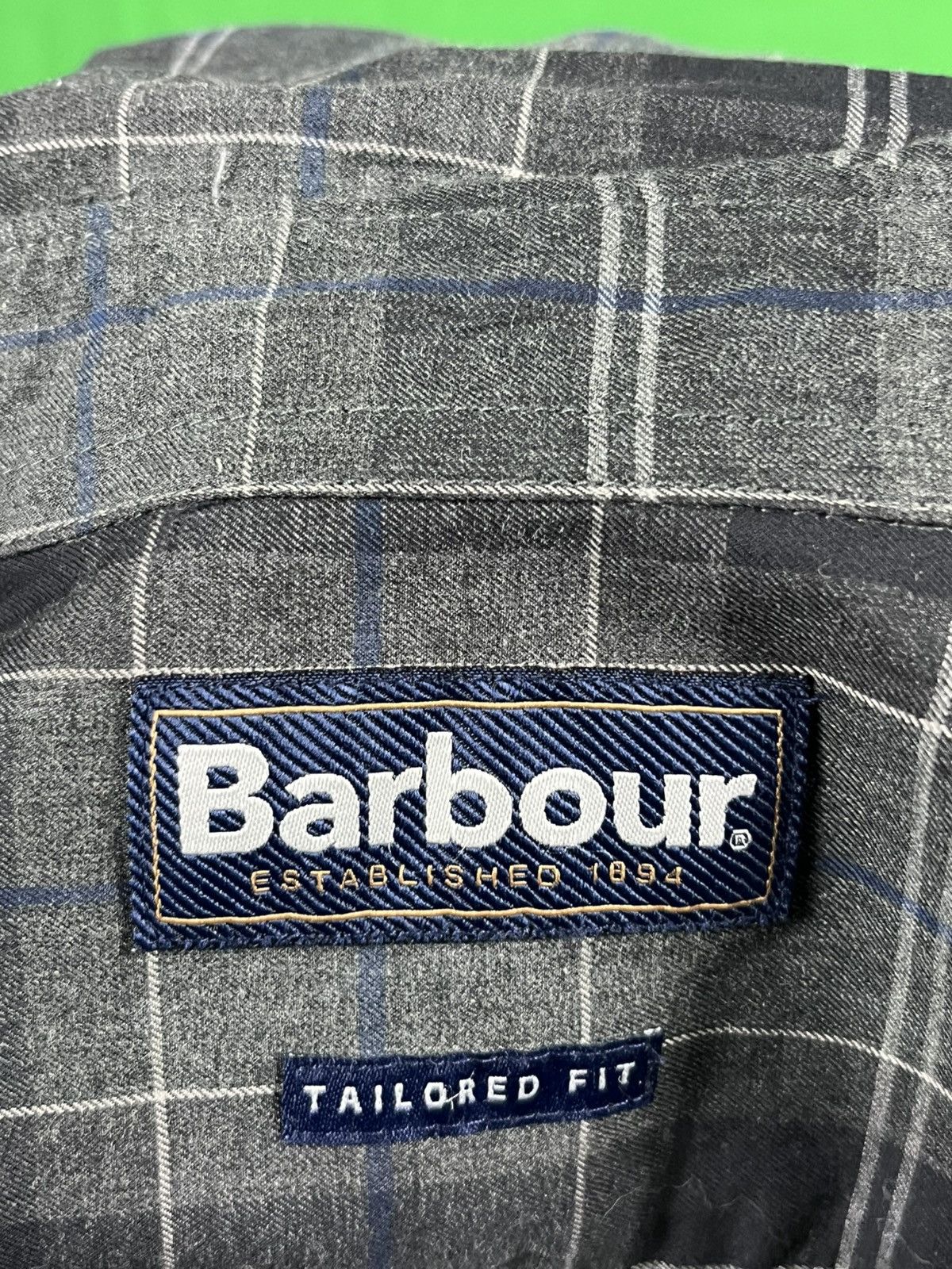 Barbour Barbour Grey Check Shirt - Size M - Original Size US M / EU 48-50 / 2 - 2 Thumbnail