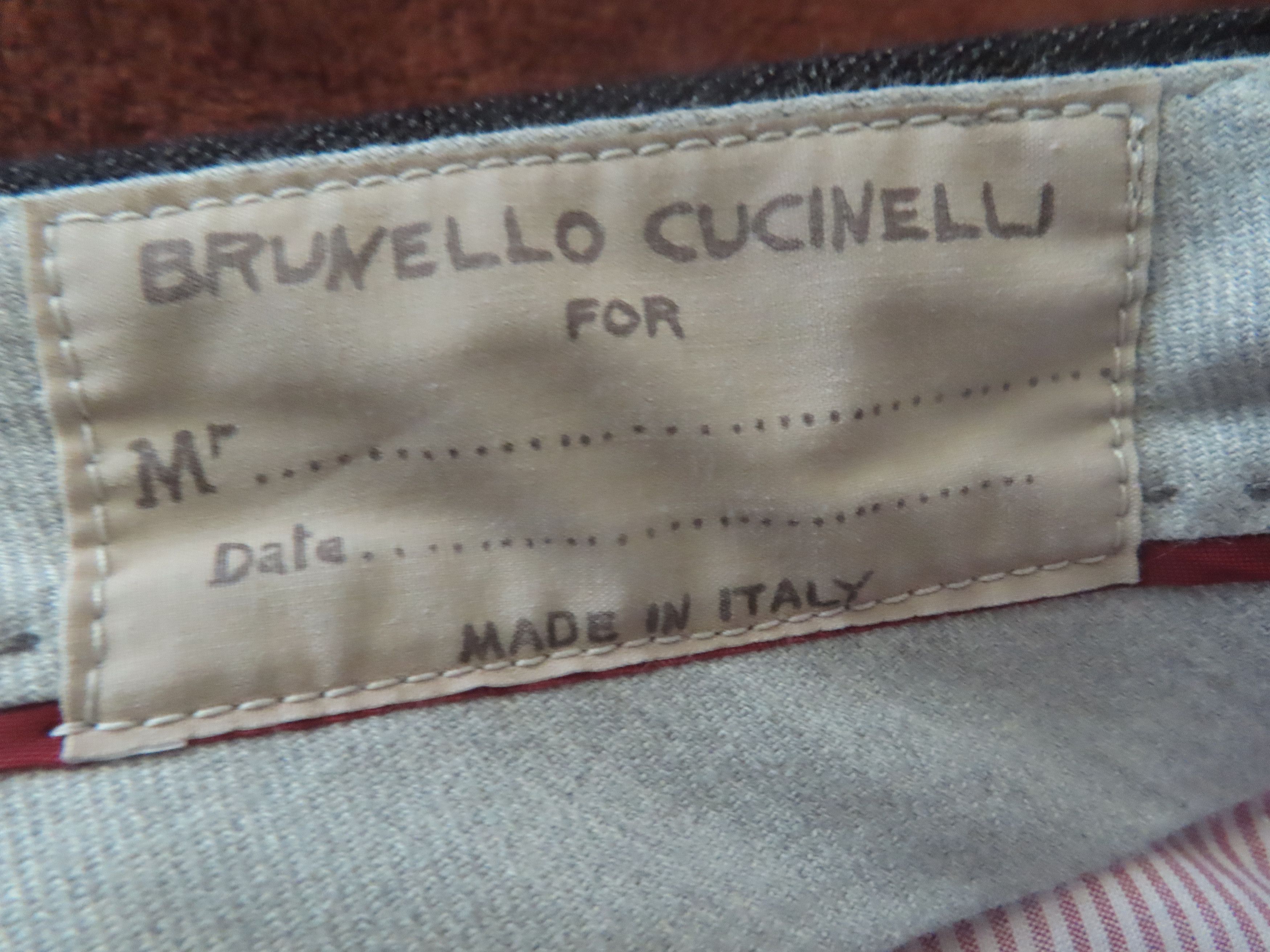 Brunello Cucinelli × Designer Brunello Cucinelli Wool cotton blend Pants Chino pleated Size US 30 / EU 46 - 6 Thumbnail