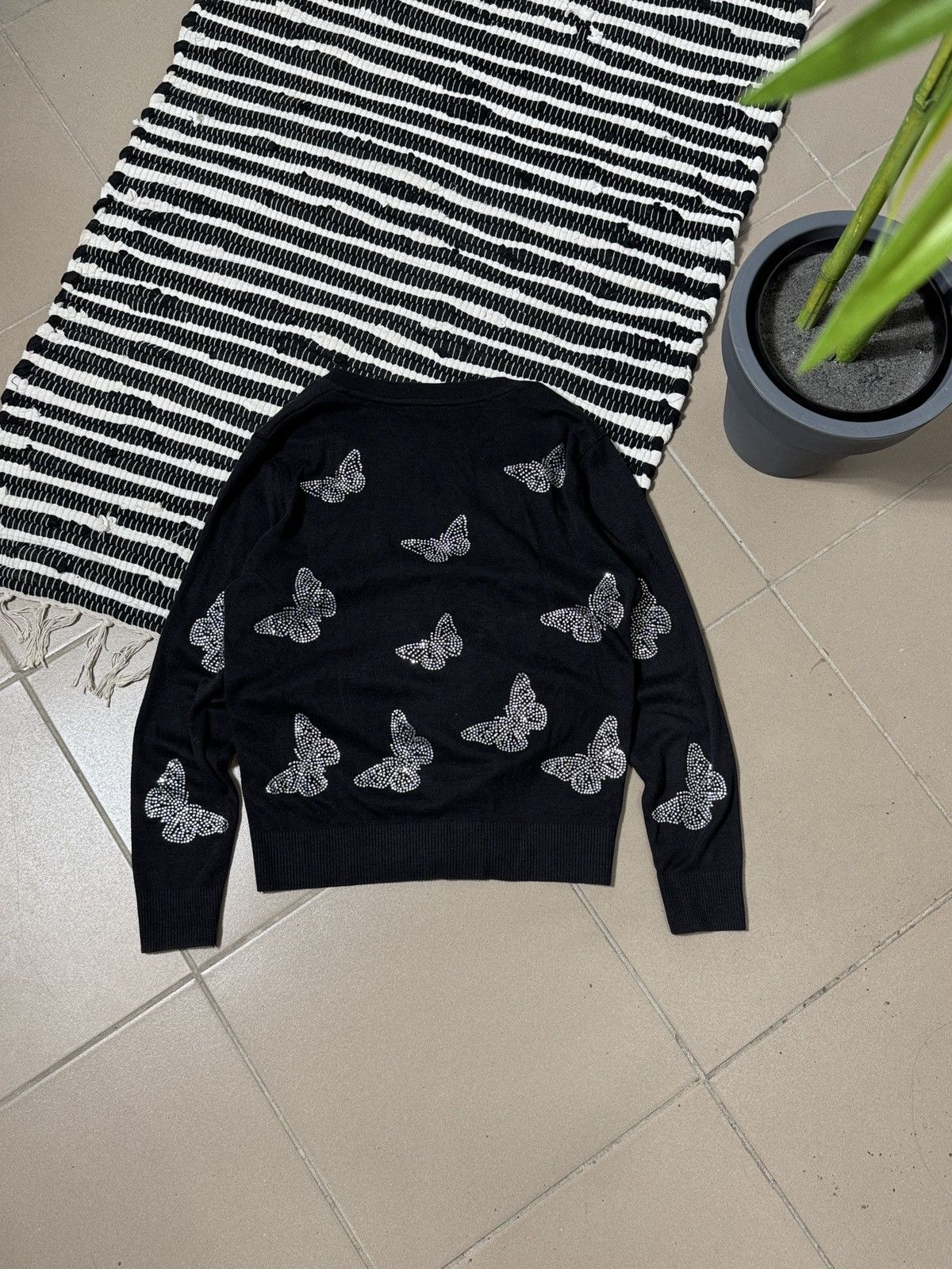 Philipp Plein VINTAGE PHILIPP PLEIN BUTTERFLY BUTTONS UP CARDIGAN Size S / US 4 / IT 40 - 7 Thumbnail