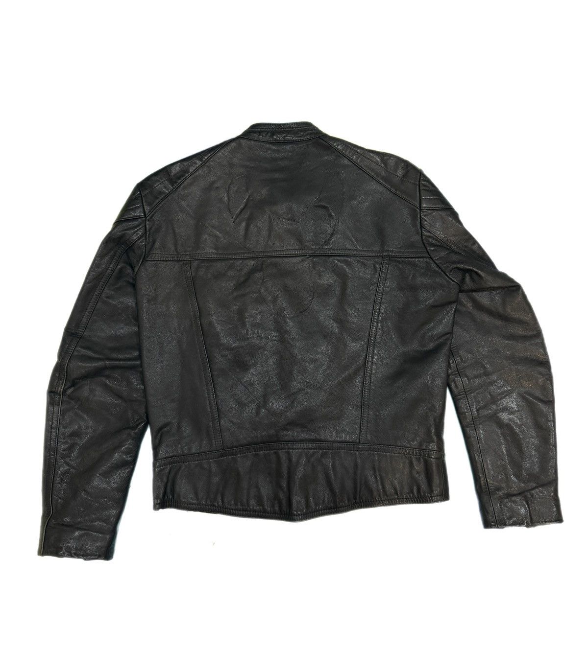 Genuine Leather Rare Vintage 80s Harro Leather Biker Jacket Cafe Racer Size US M / EU 48-50 / 2 - 7 Thumbnail