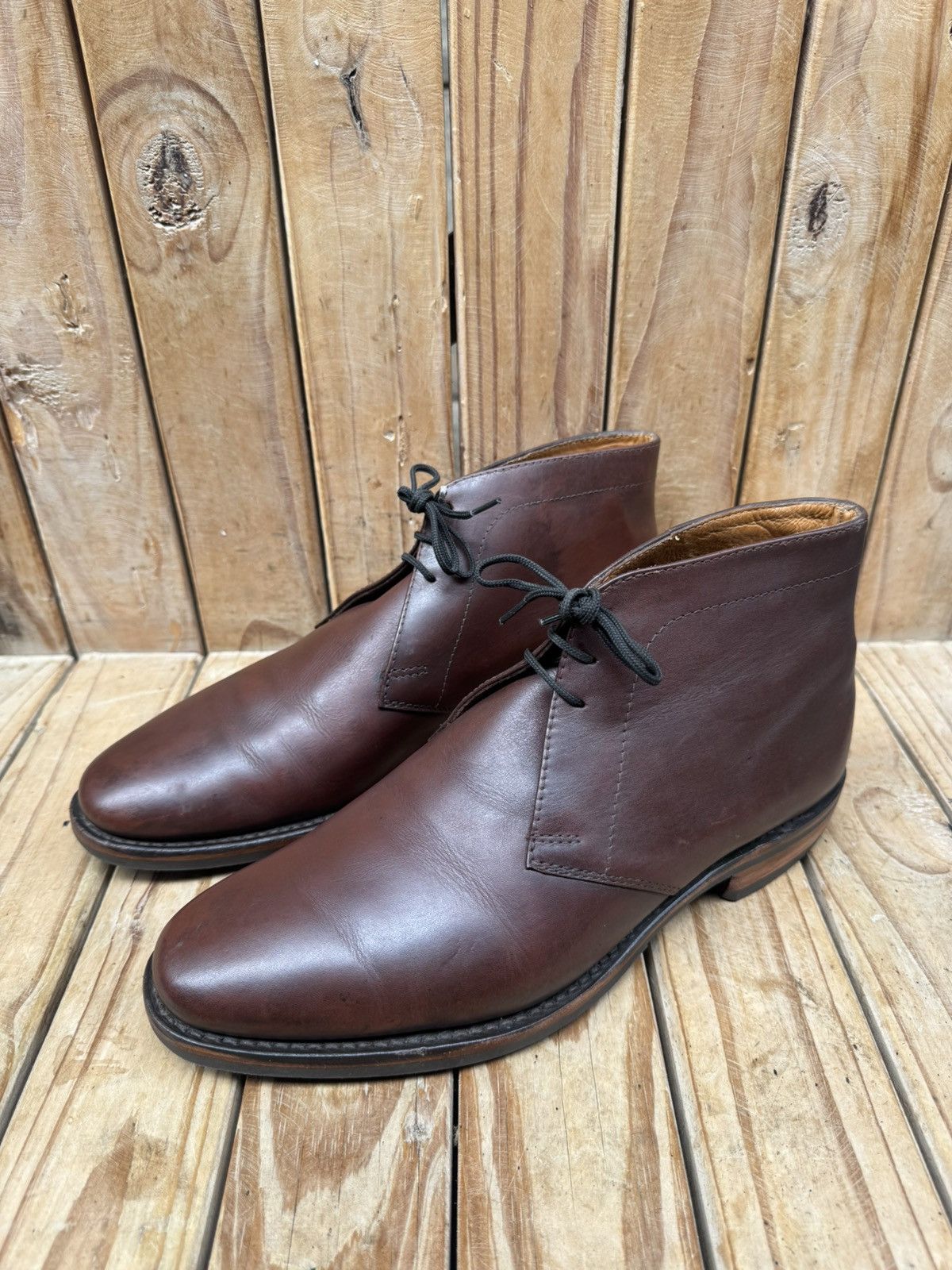 Loake Loake Shoemakers brown Men’s Chukka leather boots US 10 F Size US 10 / EU 43 - 1 Thumbnail
