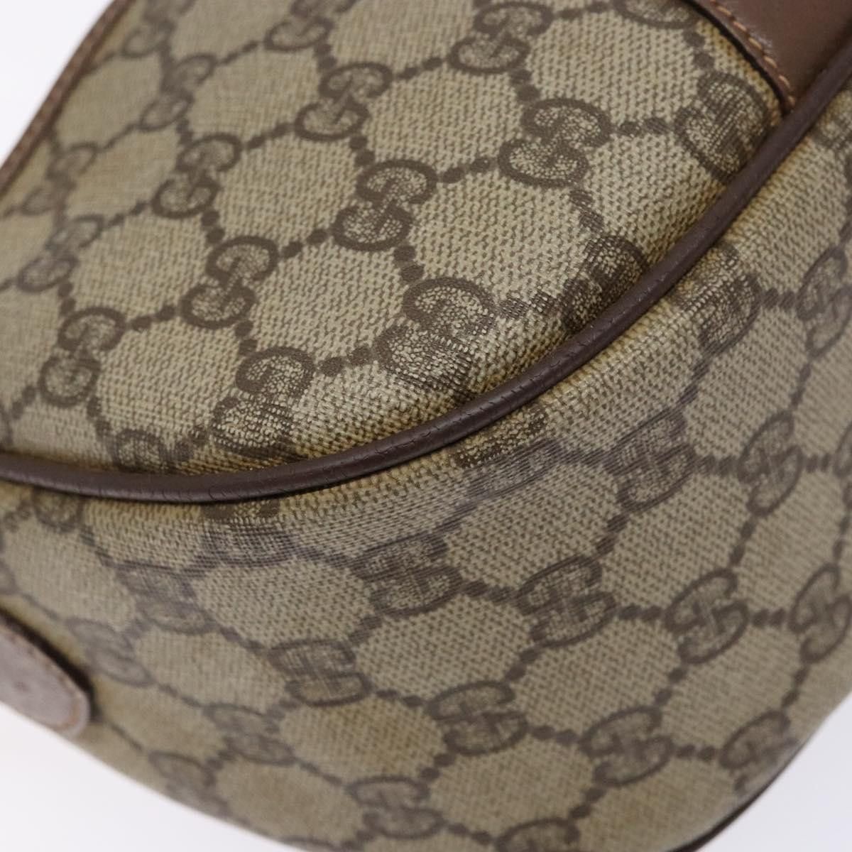 Gucci GUCCI GG Supreme Web Sherry Line Shoulder Bag Pvc Beige 001 Size ONE SIZE - 11 Thumbnail
