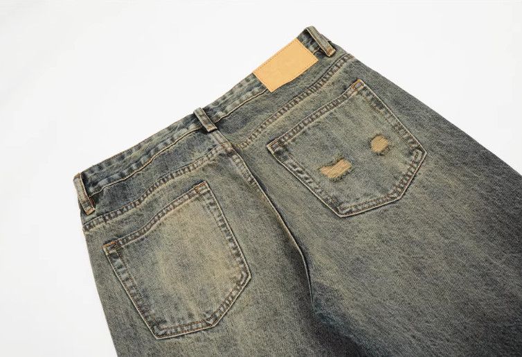 Vintage Men's vintage washed distressed flared jeans Size US 32 / EU 48 - 5 Thumbnail