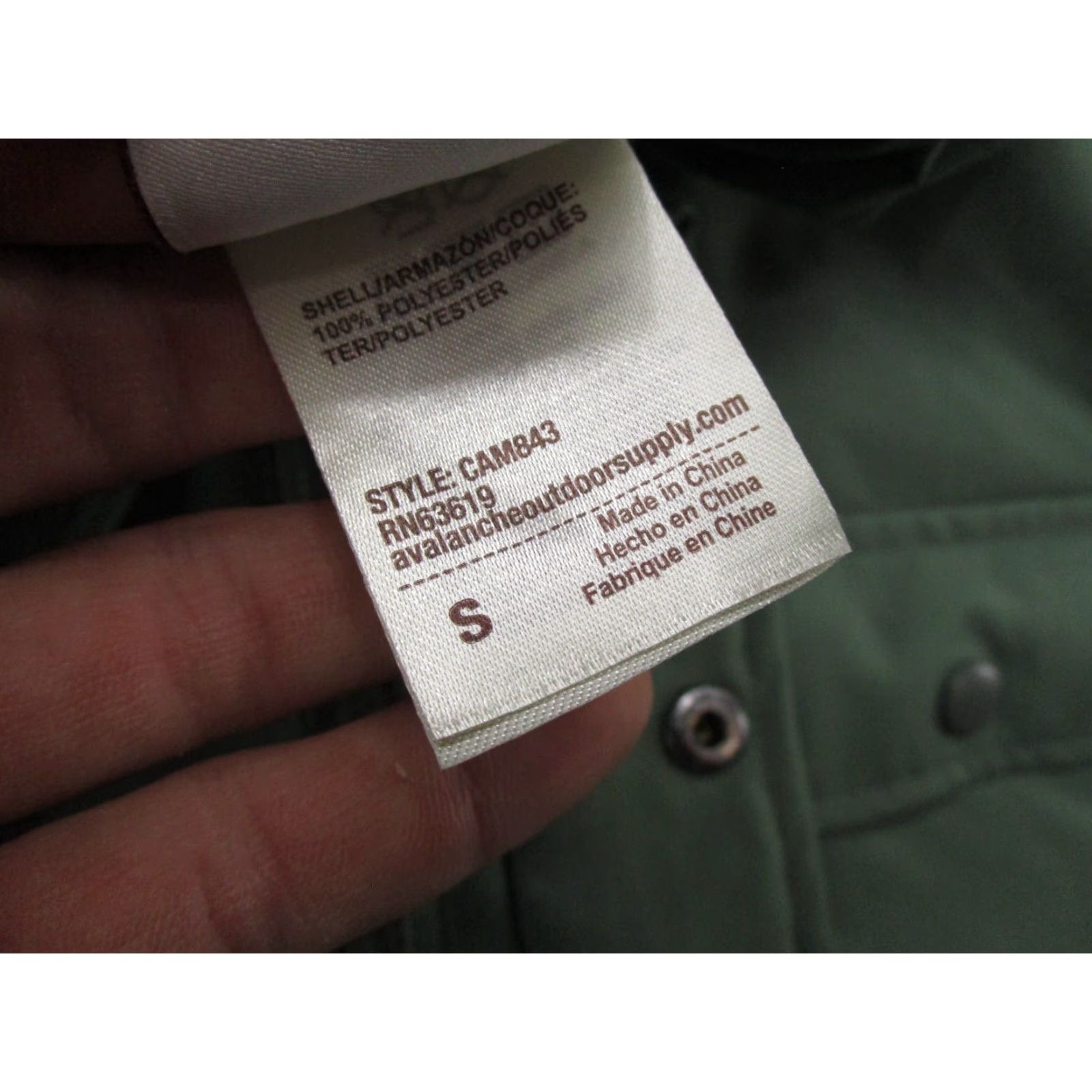 Avalanche VINTAGE Avalanche Jacket SZ S Sage Green Windbreaker Hooded Rain Hiking Outdoors Nature Mens Size US S / EU 44-46 / 1 - 3 Thumbnail
