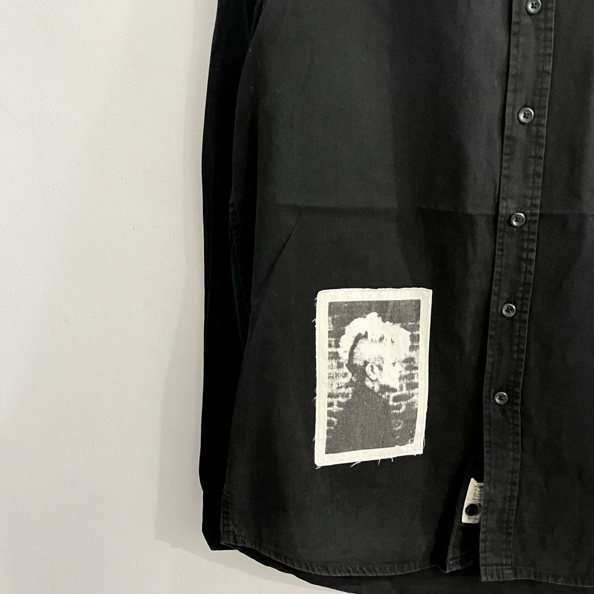 Japanese Brand Attention Emo Gothic Badges Button Up Shirt Size US M / EU 48-50 / 2 - 6 Thumbnail