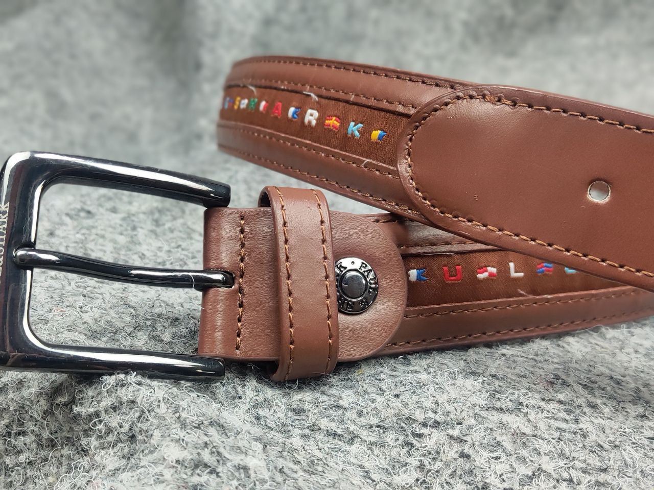 Paul & Shark Vintage Paul Shark Design Multi Logo Mens casual Belt Size ONE SIZE - 8 Thumbnail