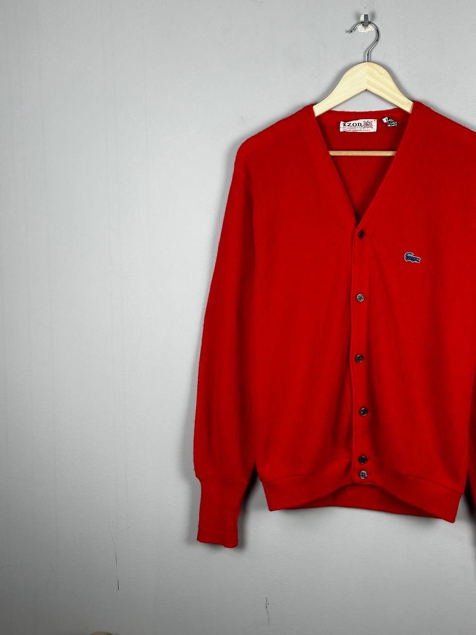 Lacoste Vintage 70s Lacoste Izod Cardigan Sweater Size US M / EU 48-50 / 2 - 2 Thumbnail
