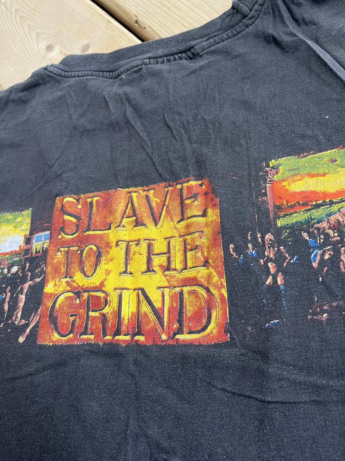 Vintage 1991 SKID ROW SINGLE STITCH ROCK TOUR CONCERT TEE Size US XL / EU 56 / 4 - 8 Thumbnail