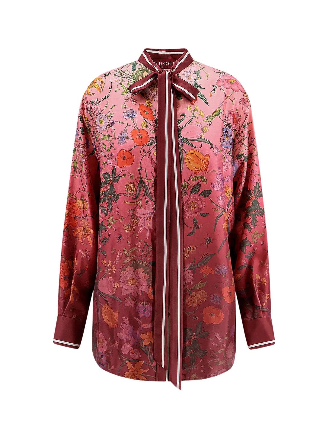 GUCCI Multicolor Silk Shirt New & Authentic