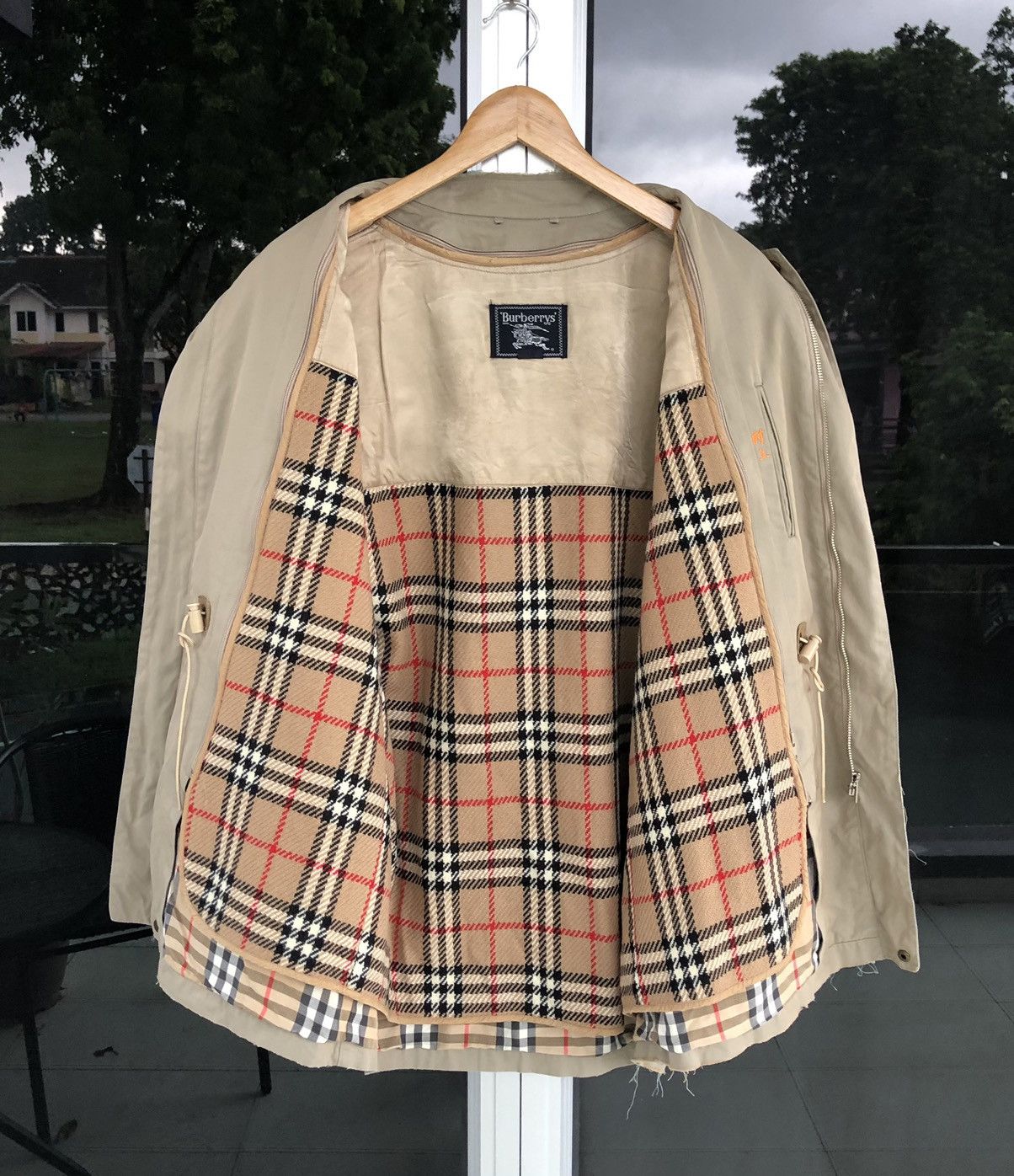 Burberry Vintage Burberrys Lined Novacheck THRASHED Coat Jacket Size US M / EU 48-50 / 2 - 9 Thumbnail