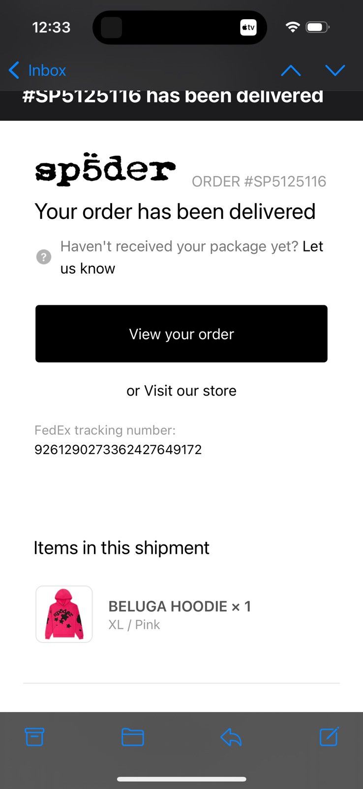 Sp5der Pink Beluga Hoodie Size US XL / EU 56 / 4 - 2 Thumbnail