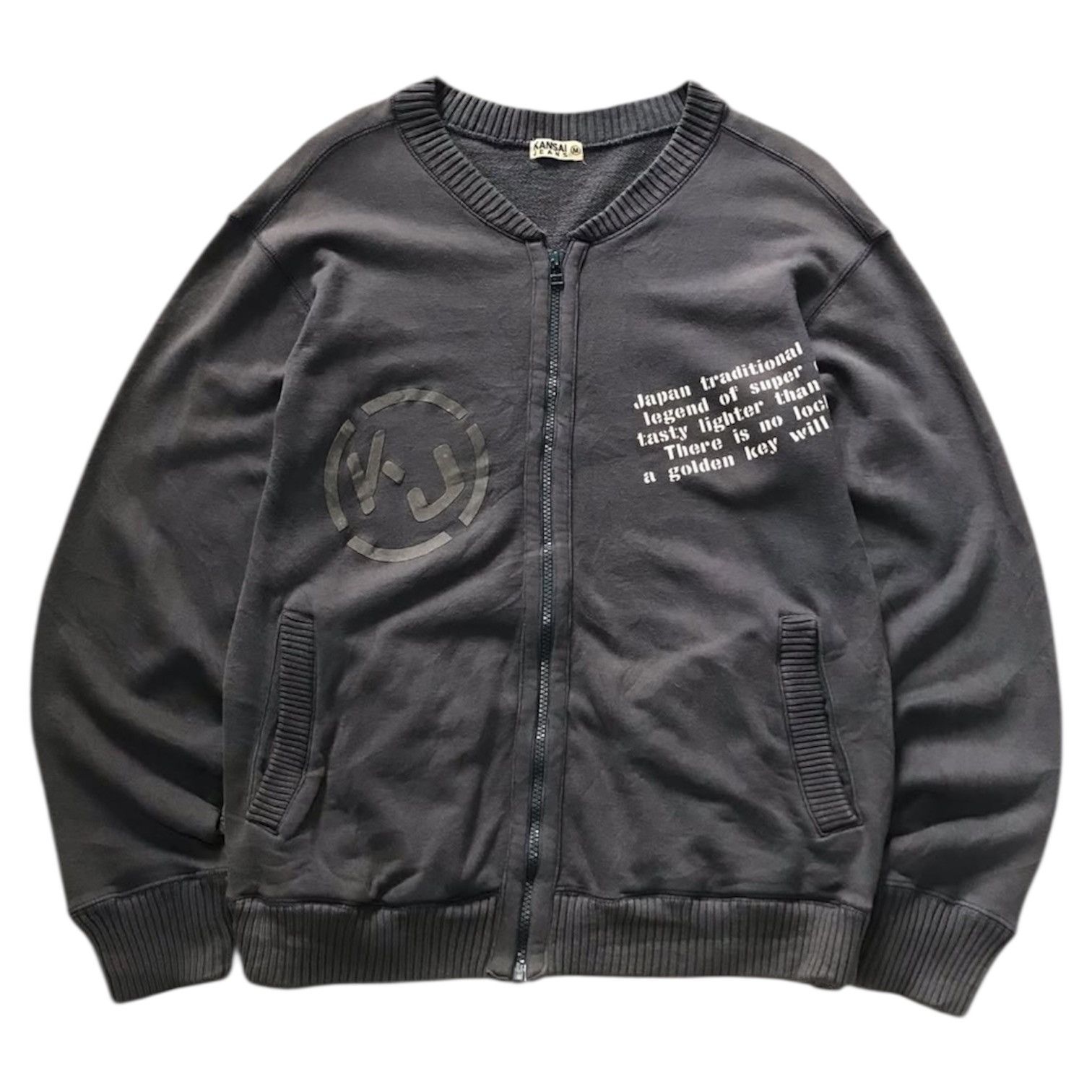 Kansai Yamamoto 2000s Kansai Jeans Poem Jacket y2k Lgb Size US M / EU 48-50 / 2 - 1 Thumbnail