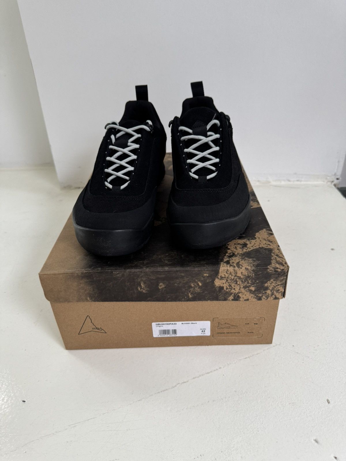 ROA ROA Black Cingino Low-top Shoes Size US 9 / EU 42 - 5 Thumbnail
