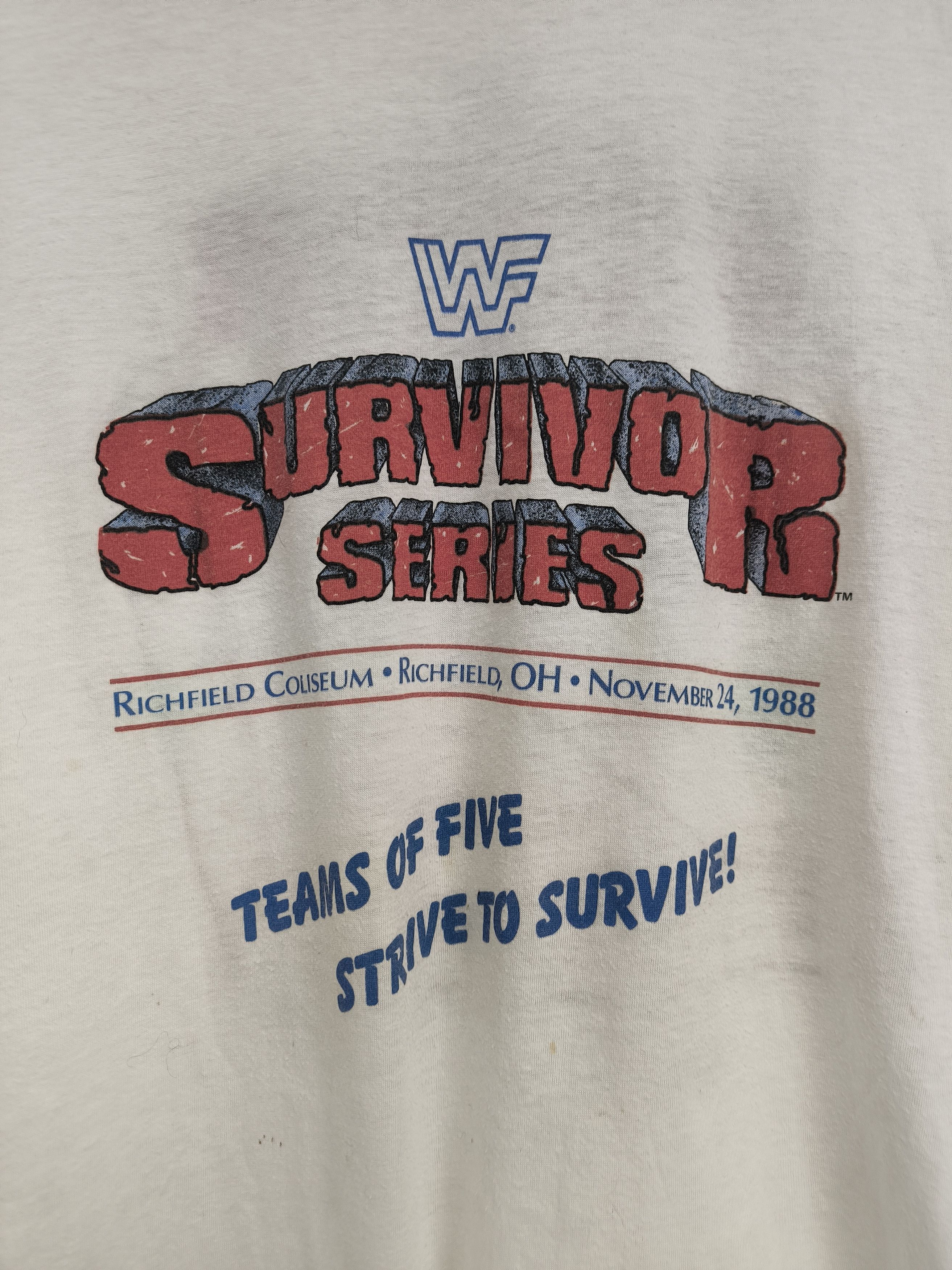 WWF Vintage 1988 WWF Survivor Series Size US XL / EU 56 / 4 - 10 Thumbnail