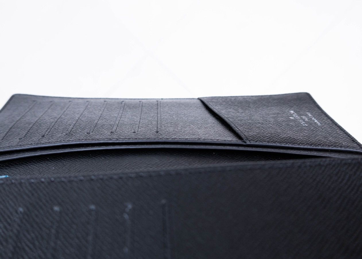 Louis Vuitton 675$MRP LOUIS VUITTON Brazza Damier Graphite Canvas Wallet Size ONE SIZE - 10 Thumbnail