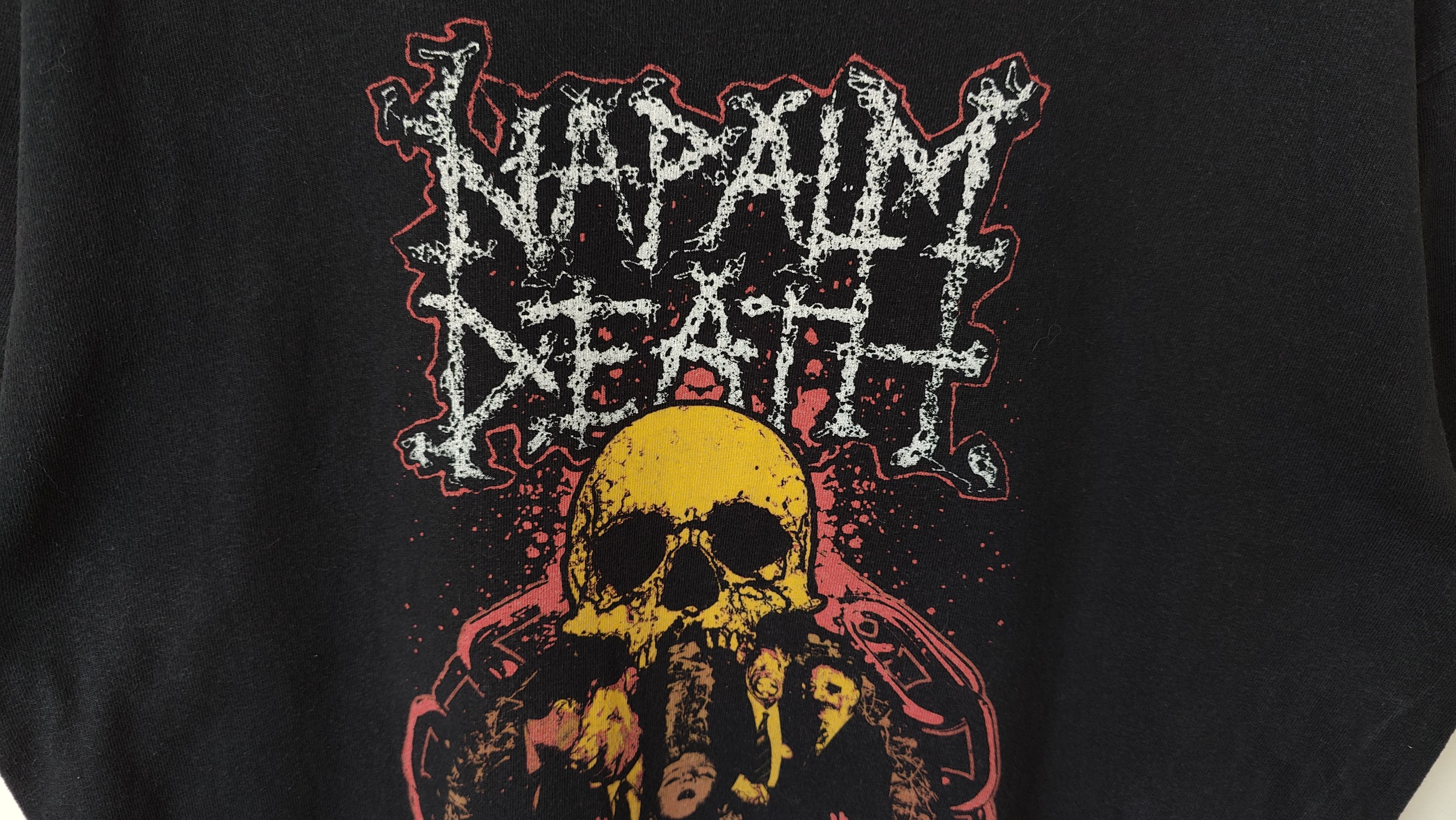 Band Tees Napalm Death VTG 00s Vintage Official Tshirt Size US L / EU 52-54 / 3 - 4 Thumbnail