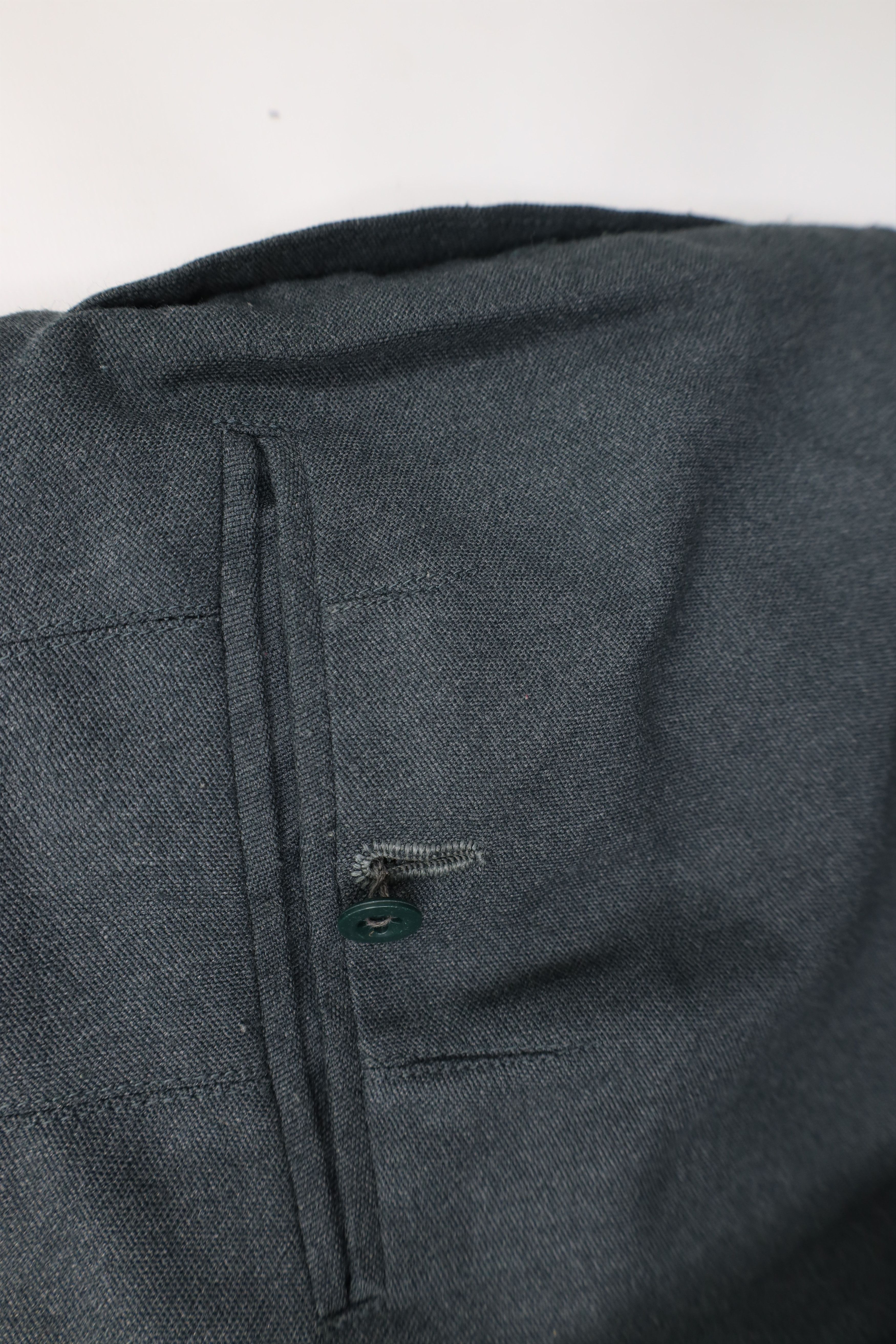 Vintage Vintage 70s Military Heavyweight Wool Button Wide Leg Pants Size US 34 / EU 50 - 13 Thumbnail