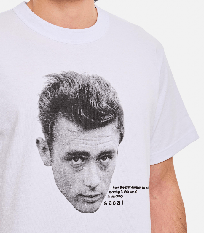 Sacai BNWT SS25 SACAI JAMES DEAN TSHIRT 3 Size US L / EU 52-54 / 3 - 12 Thumbnail