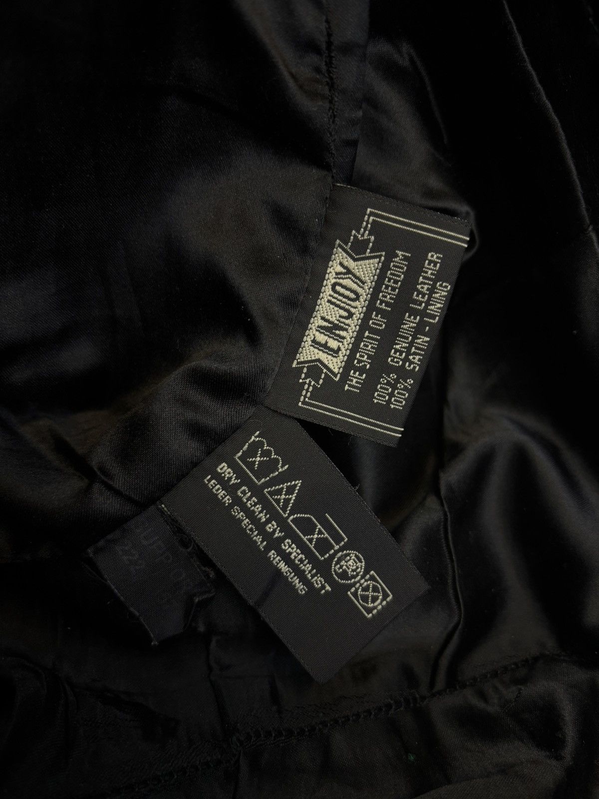 Vintage black leather pants opium affliction punk metal rock