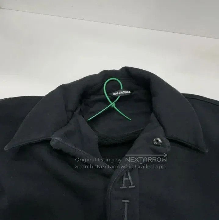 Balenciaga Black Cocoon Style Jacket.