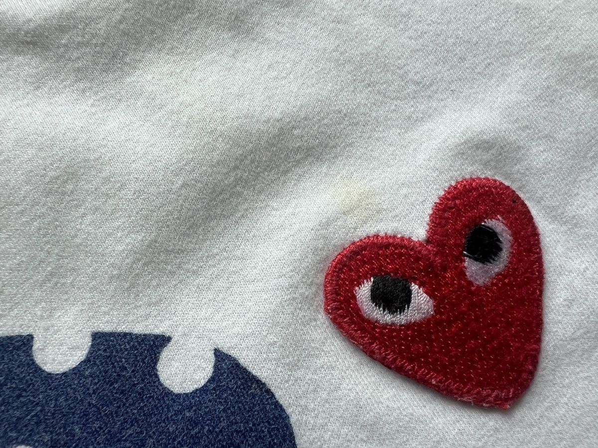 Comme des Garcons PLAY Comme De Garcons x Play : Double Blue and Red Heart Size XL / US 12-14 / IT 48-50 - 5 Thumbnail