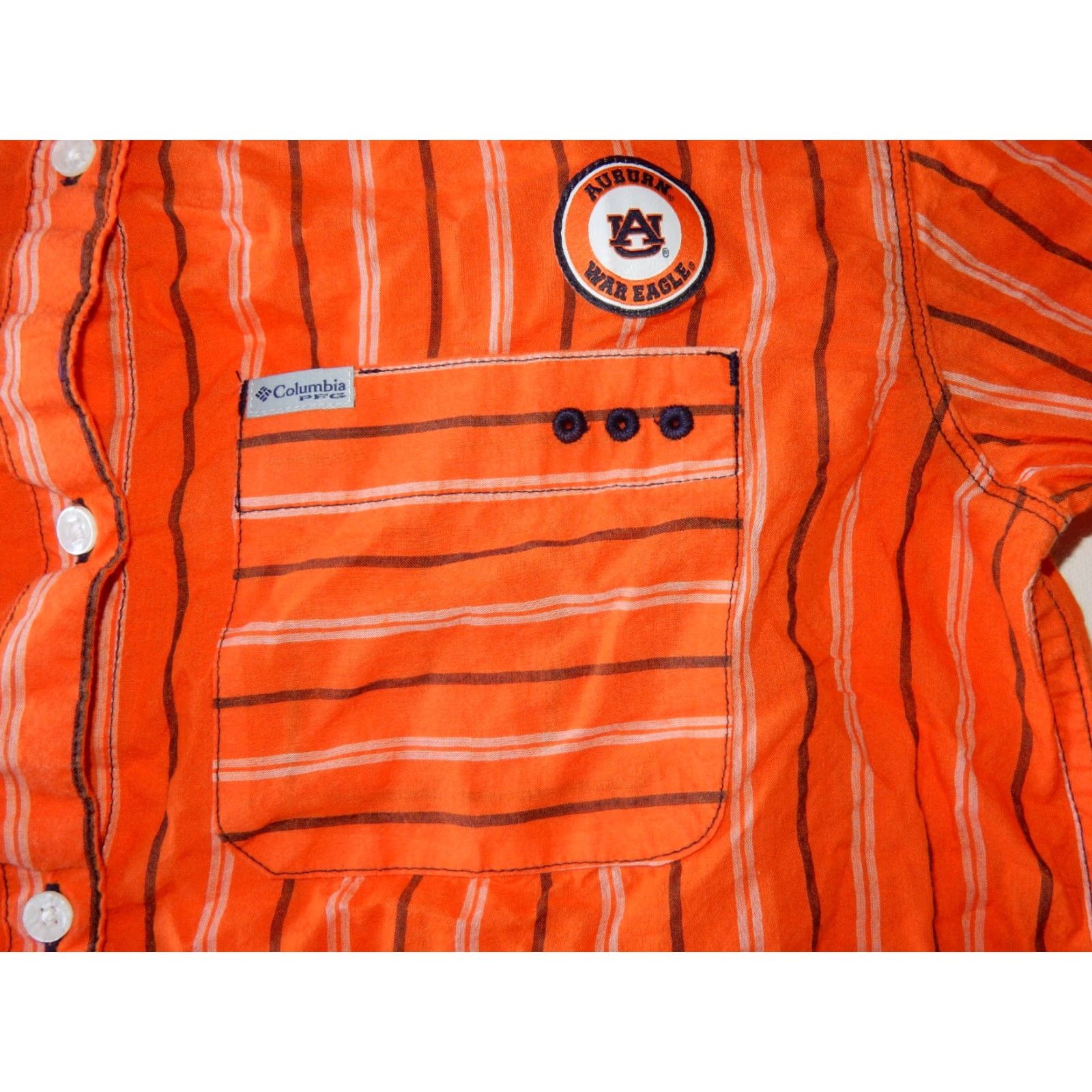 Vintage VINTAGE Columbia Women’s Button-Up Shirt S Auburn Cotton 90s Casual Office Size S / US 4 / IT 40 - 2 Thumbnail