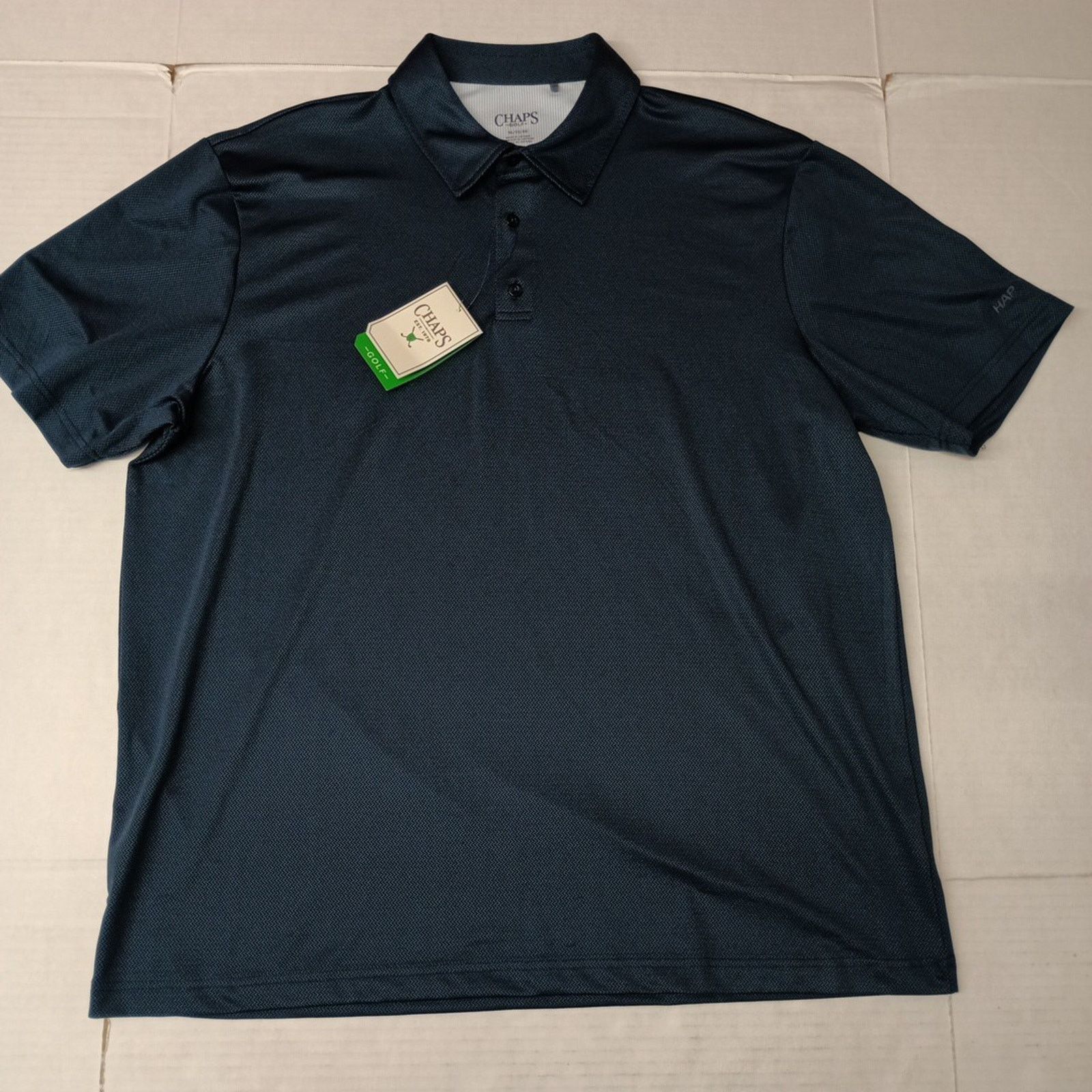 Chaps Chaps Golf Polo Shirt Men's XL Navy Blue Breathable Stretch Size US XL / EU 56 / 4 - 1 Thumbnail