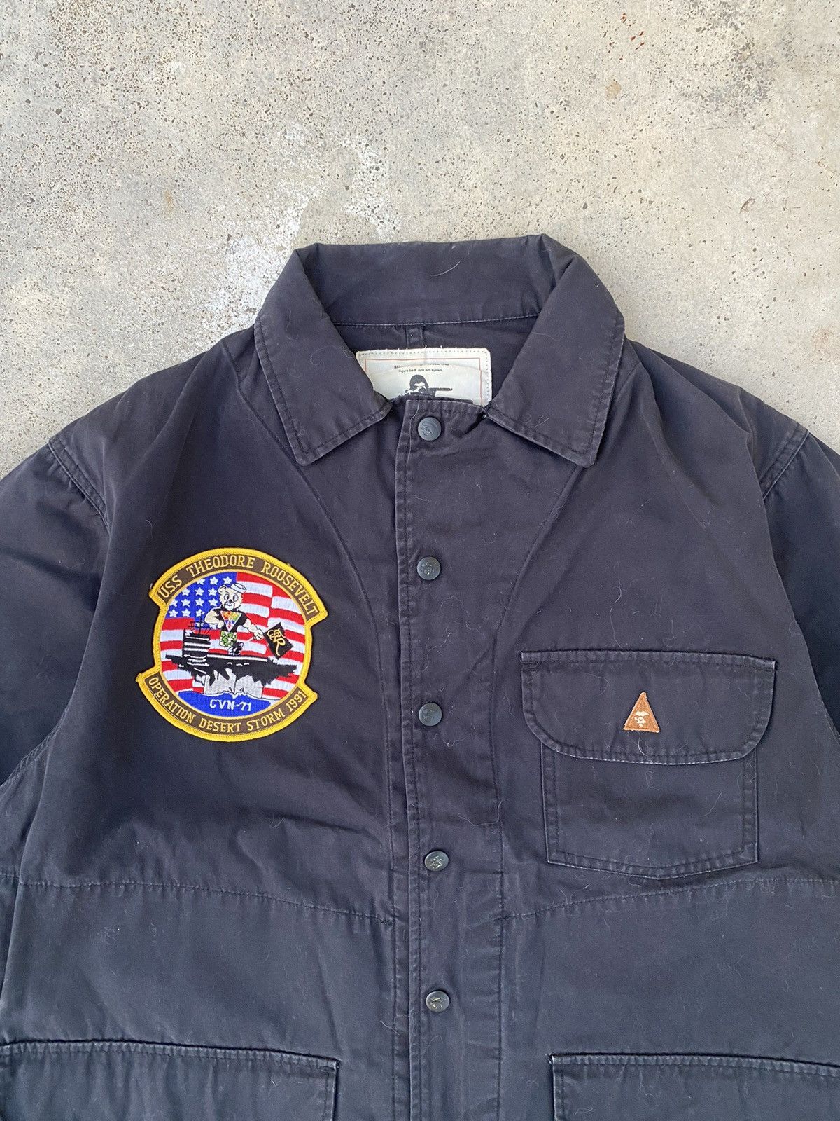 Bape Vintage Bape Military Work Shirt Size US L / EU 52-54 / 3 - 2 Thumbnail