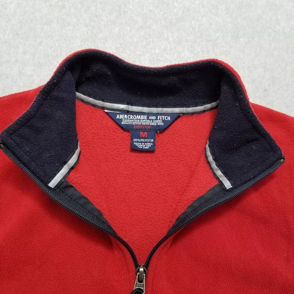 Abercrombie & Fitch Abercrombie & Fitch Fleece Jacket Men Medium Vest Full Zip Size US M / EU 48-50 / 2 - 8 Thumbnail