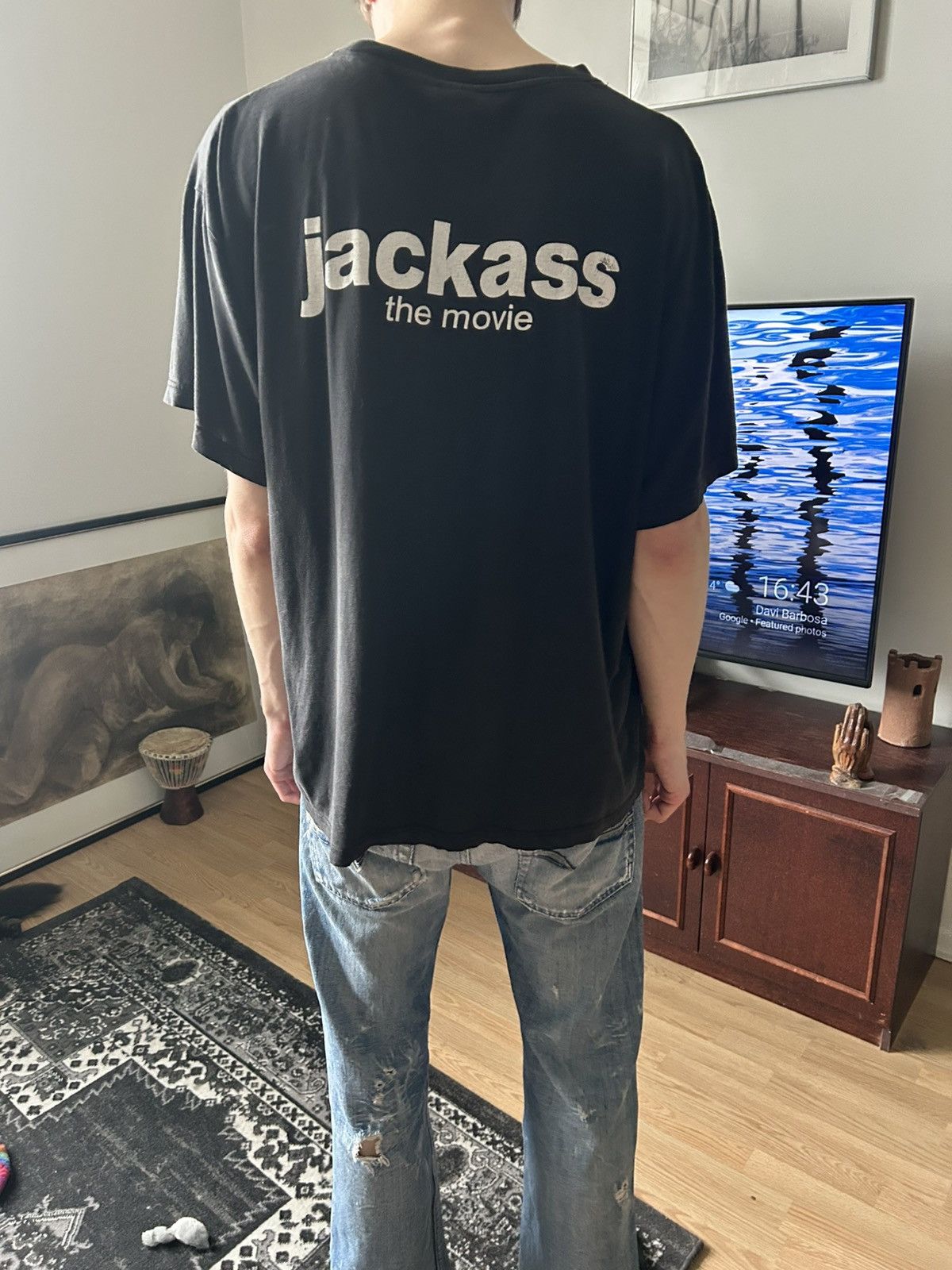 Vintage 2000s Jackass The Movie T-Shirt XL Size US XL / EU 56 / 4 - 5 Thumbnail