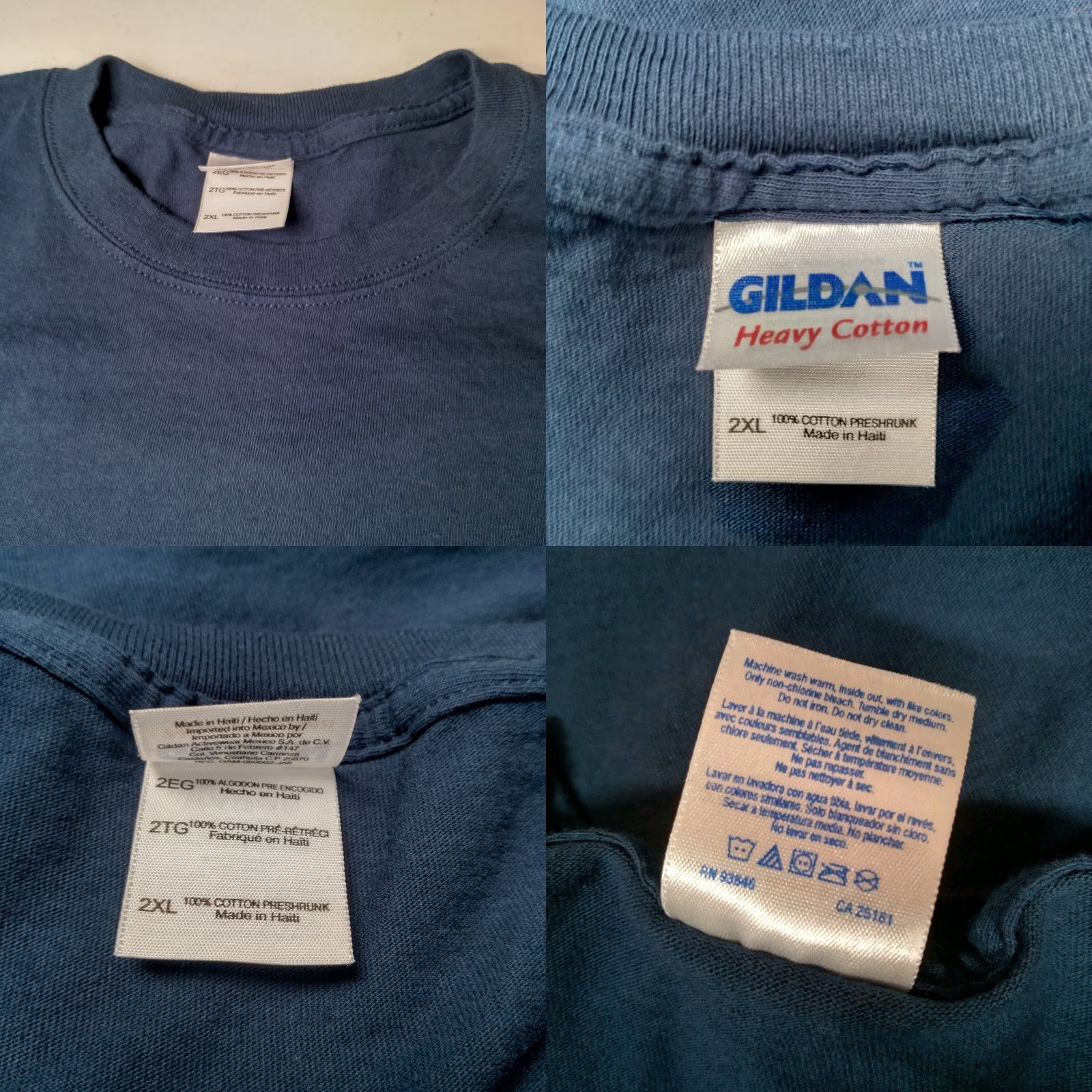 Gildan VINTAGE CPD Emerald Society Chicago Police Pipes and Drums Shirt 2XL Blue T-Shirt Men Crew Neck Short Sleeve Graphic Double-Sided Bagpipes Size US XXL / EU 58 / 5 - 8 Thumbnail