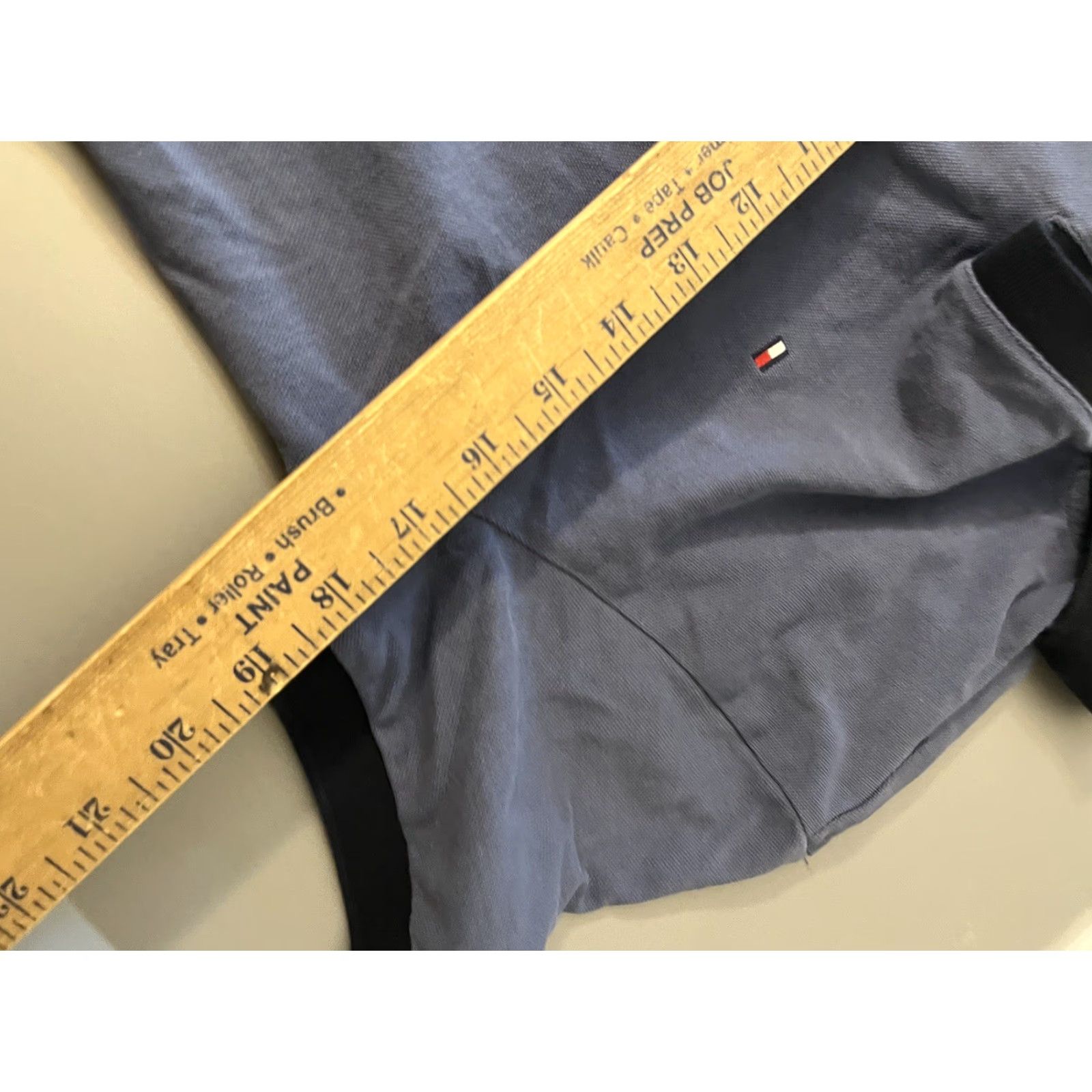 Tommy Hilfiger Tommy Hilfiger Polo Shirt Short Sleeve Men Slim V Neck Regular Fit Blue S Size US S / EU 44-46 / 1 - 5 Thumbnail