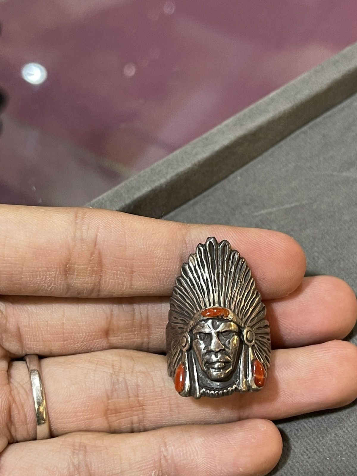 Vintage Vintage ring 70’ Size 46 - 1 Thumbnail