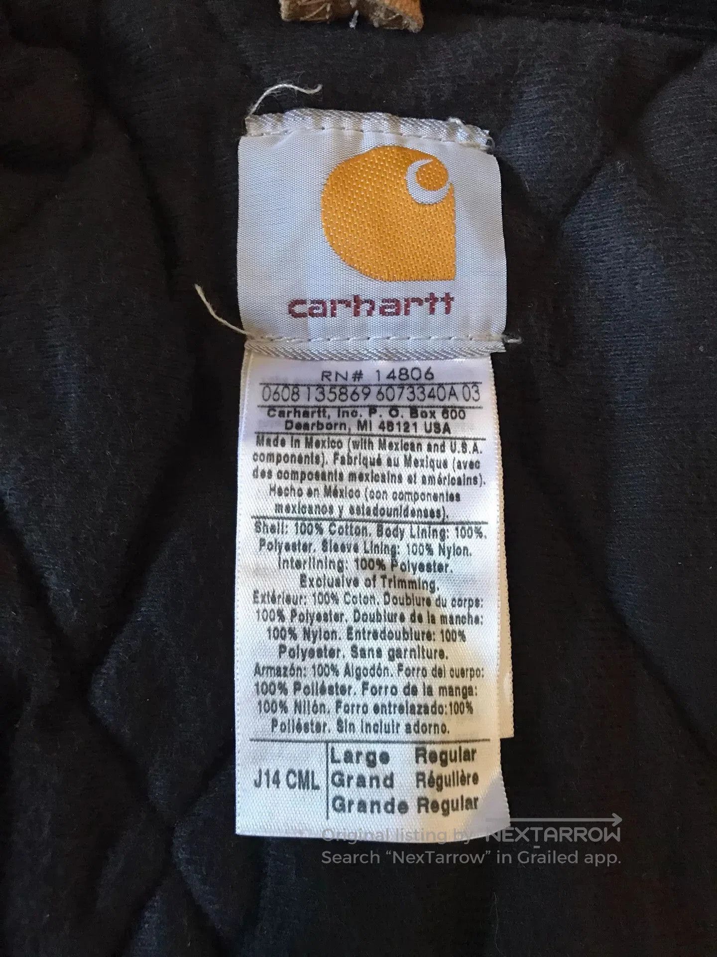 Carhartt Carhartt J14 Santa Fe Washed Canvas Jacket. Size US L / EU 52-54 / 3 - 9 Thumbnail