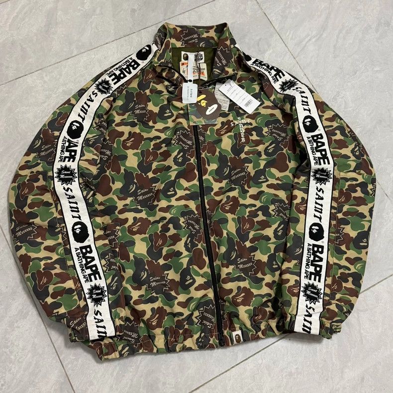 SAINT Mxxxxxx x BAPE Camo Track Jacket - dmc