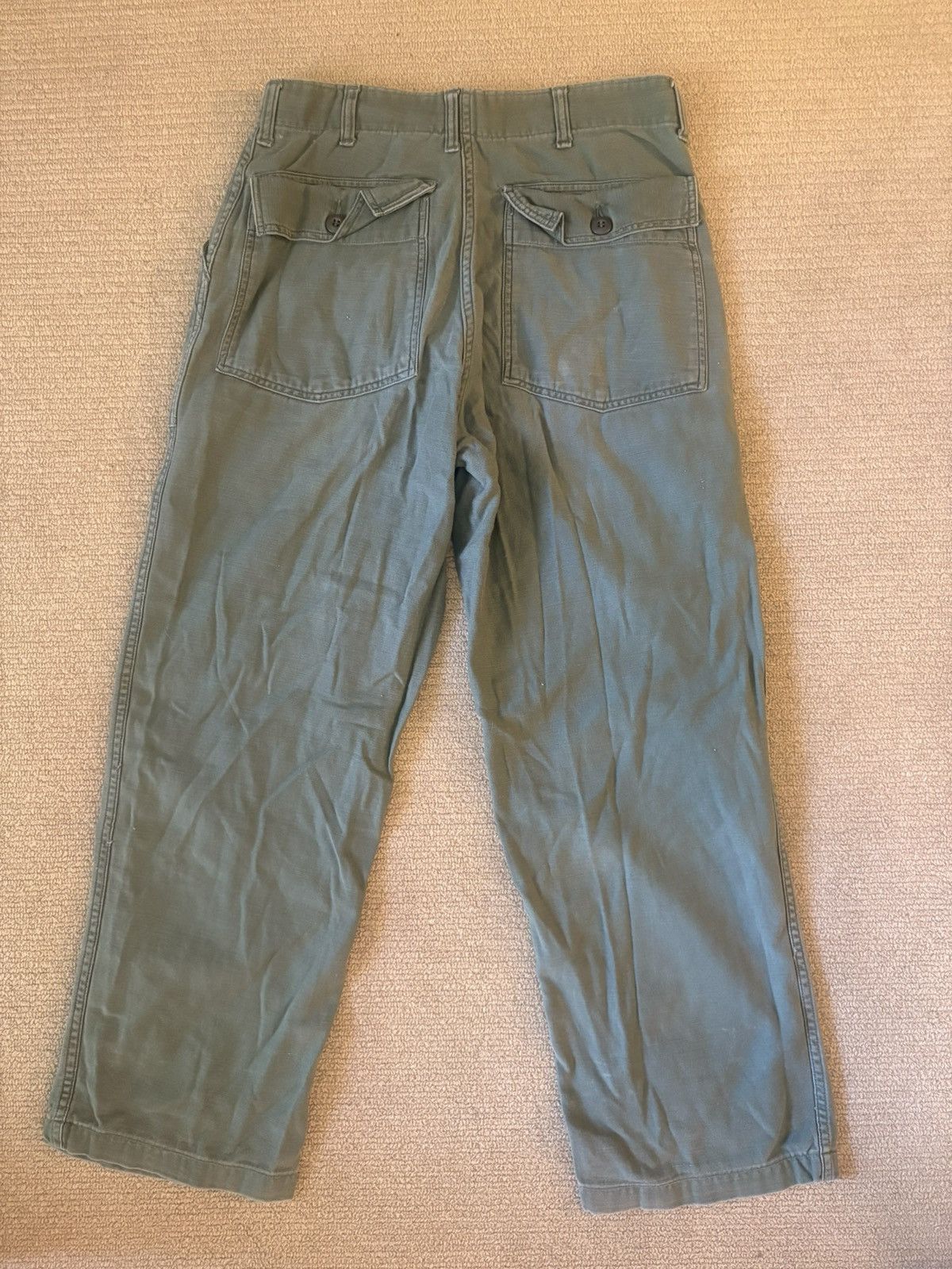 Vintage Vintage OG-107 Olive Army Pants USA 80s Military Size 32 Size US 32 / EU 48 - 5 Thumbnail