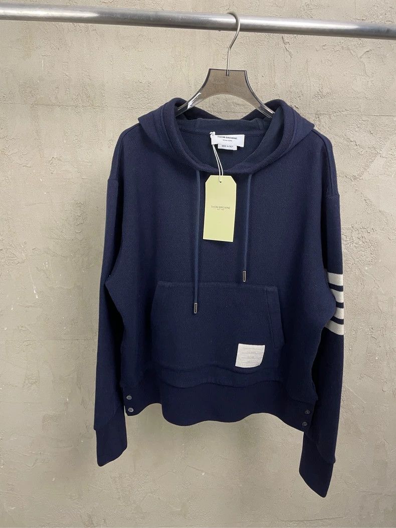 Thom Browne Thom Browne size2 Blue and green cashmere sweater Size US M / EU 48-50 / 2 - 1 Thumbnail