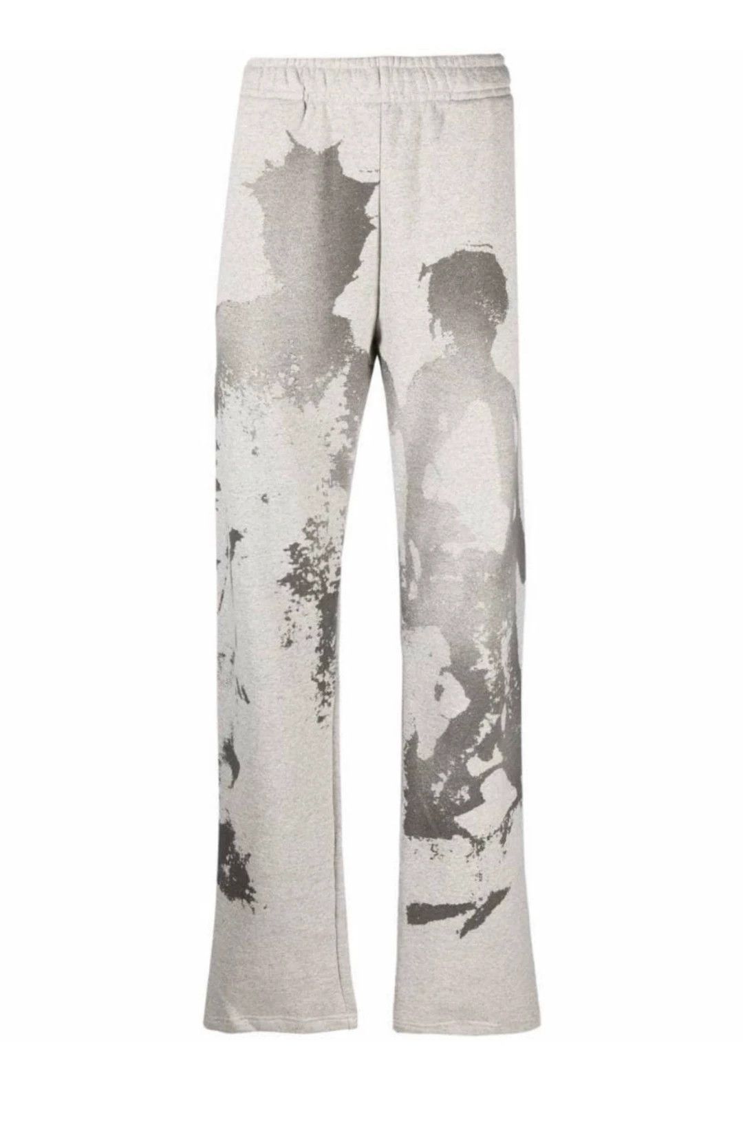 Misbhv Gray Sweatpants with Black Abstract Print Size US 32 / EU 48 - 1 Thumbnail