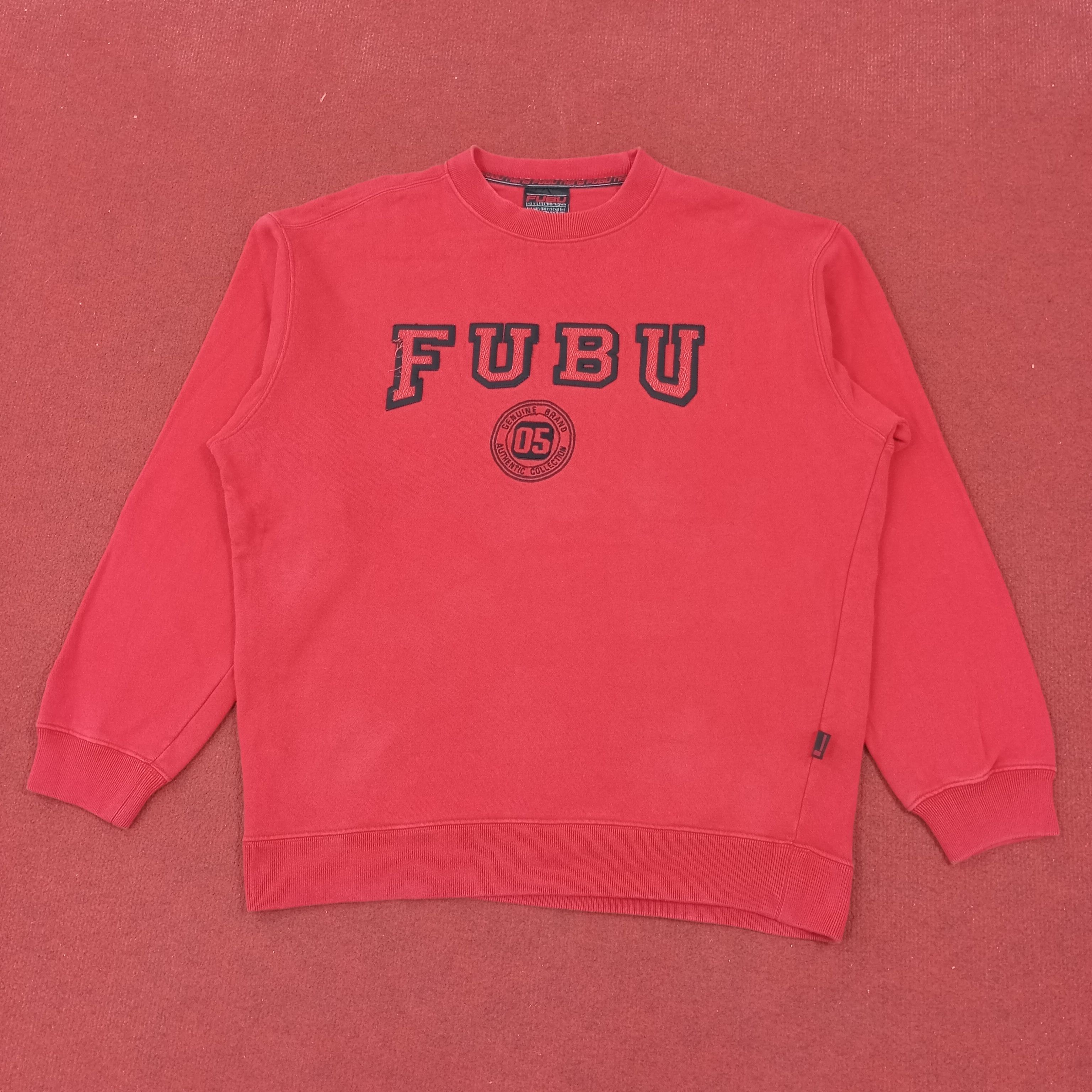 Fubu × Vintage FUBU Genuine Brand Authentic Collection Sweatshirt Size US L / EU 52-54 / 3 - 1 Thumbnail
