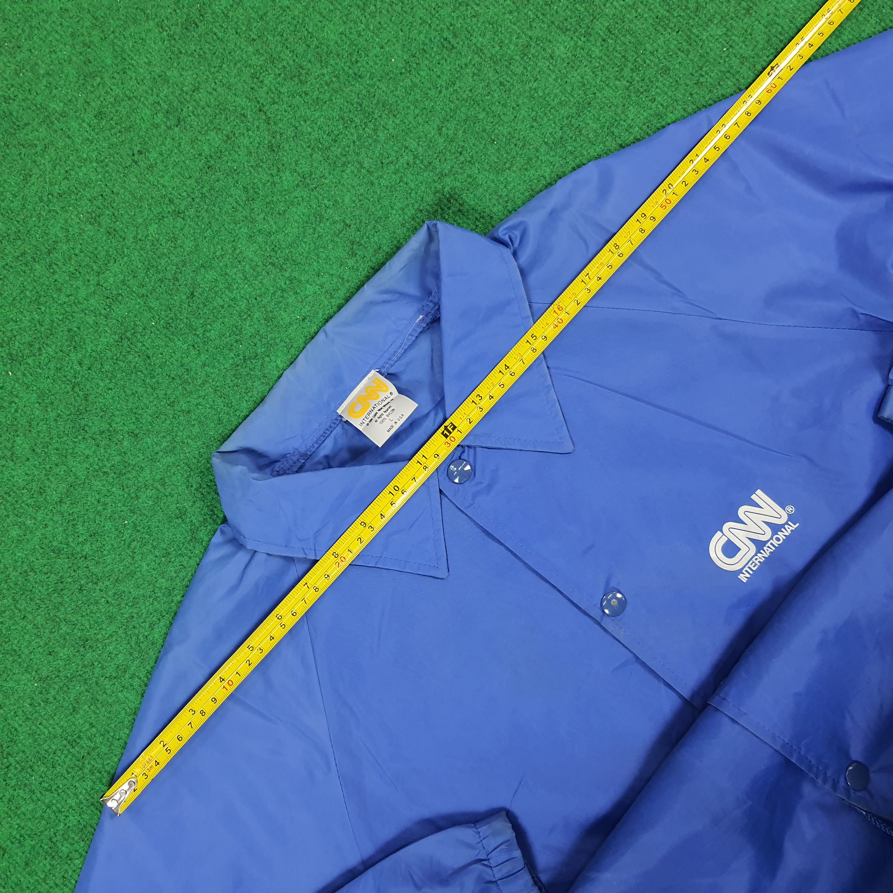 Other Vintage CNN International American Media News Windbreakers Size US L / EU 52-54 / 3 - 8 Thumbnail