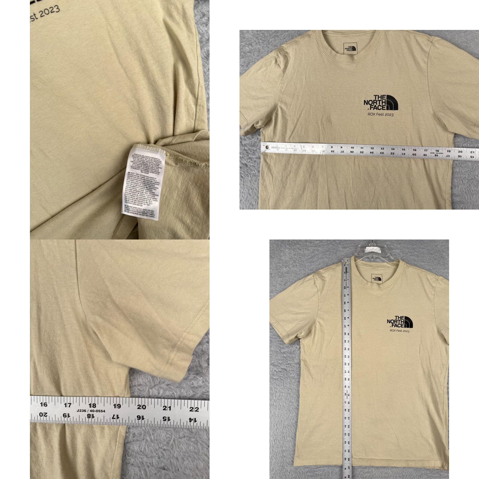 The North Face VINTAGE The North Face Shirt Men Medium Beige Cotton Short Sleeve Crew Neck Logo 80s 90s Mens M Beige Shirt Size US M / EU 48-50 / 2 - 8 Thumbnail