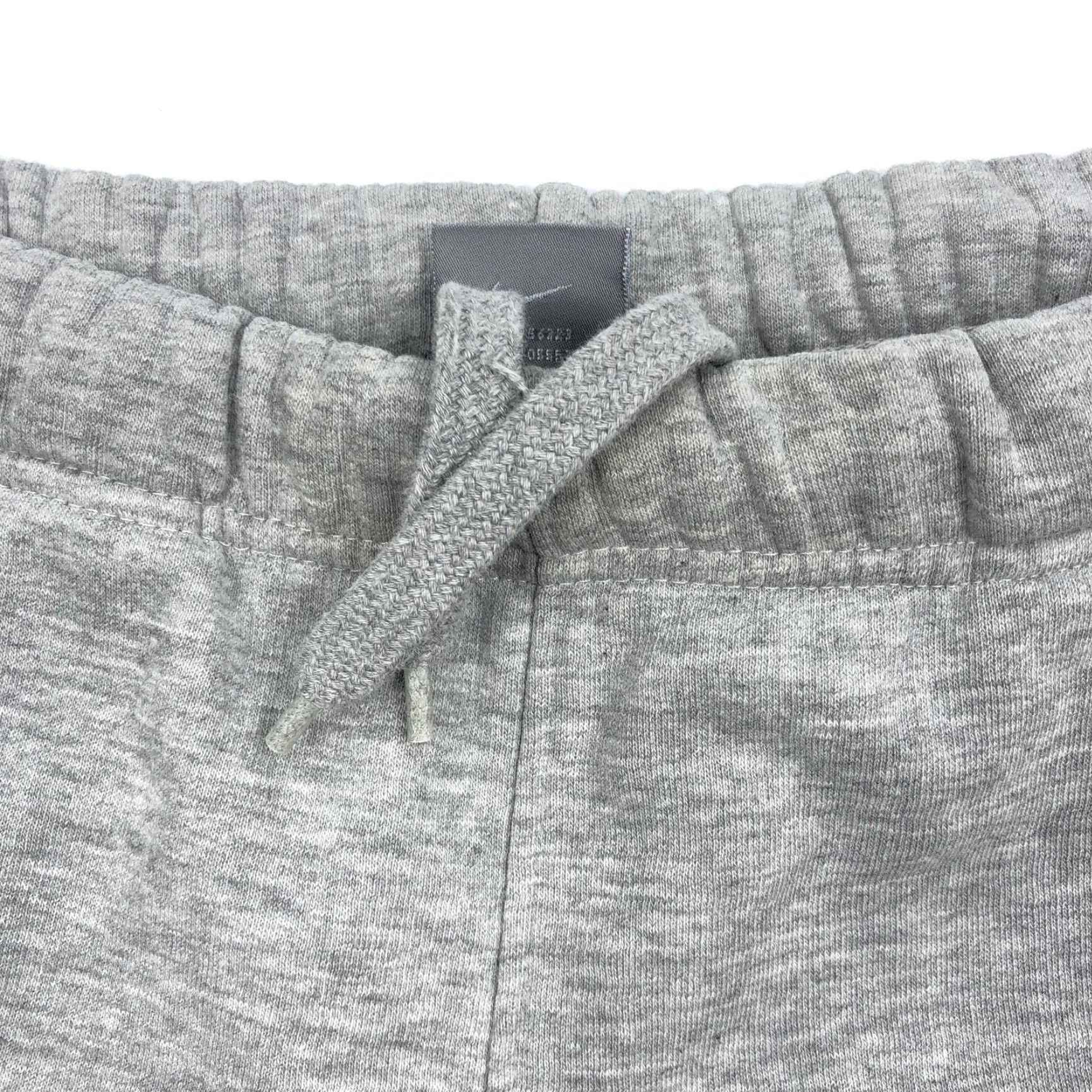 Nike Nike Men's Track Pants Fleece Cotton Blend Gray Heather 34x33 M Regular Elastic Drawstring Pockets Zip Athletic Gym 90s? No Vintage Mens Size US 31 - 6 Thumbnail