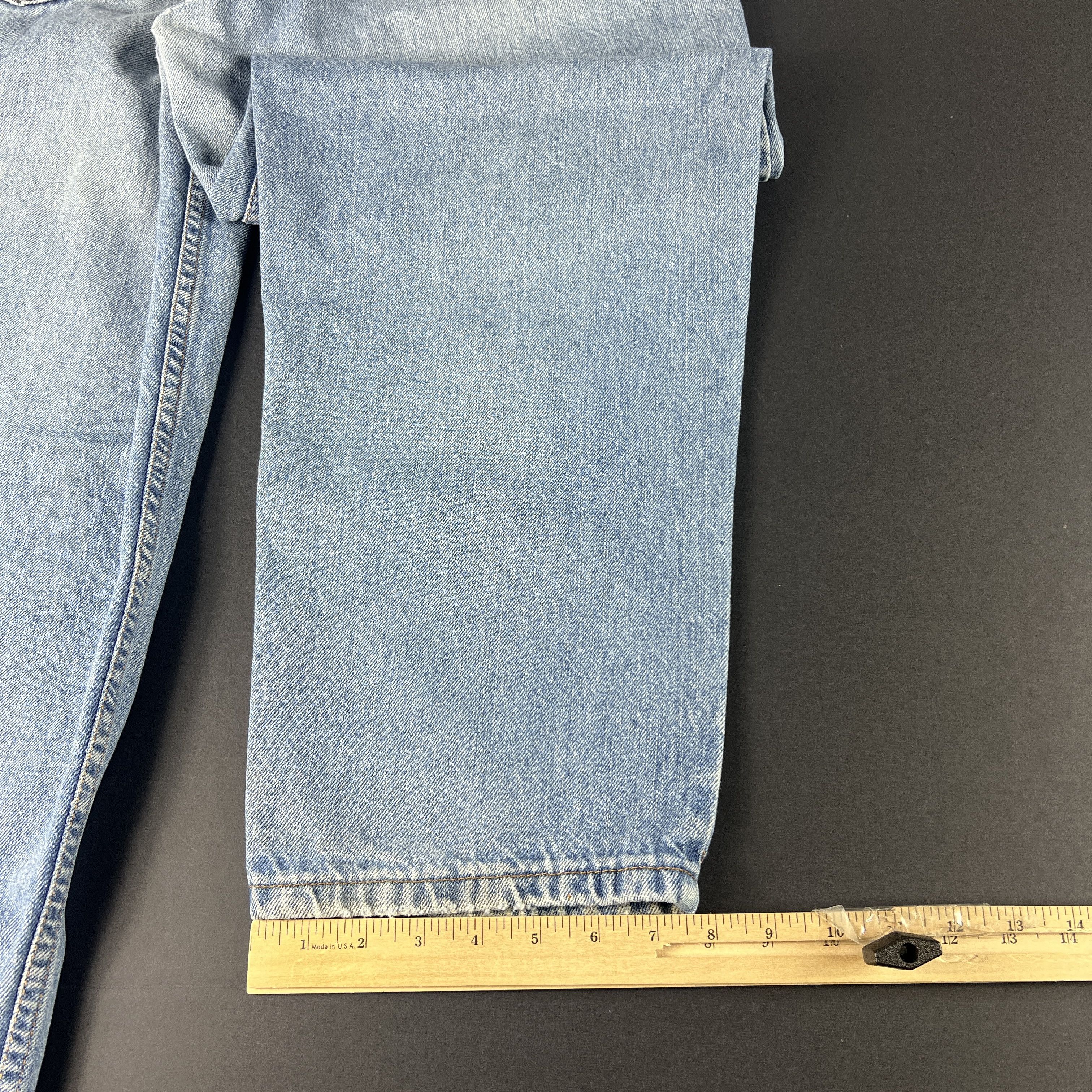 Levi's × Vintage Y2K Levi's Jeans 560 Loose Tapered Blue Faded Cotton Denim Size US 34 / EU 50 - 15 Thumbnail