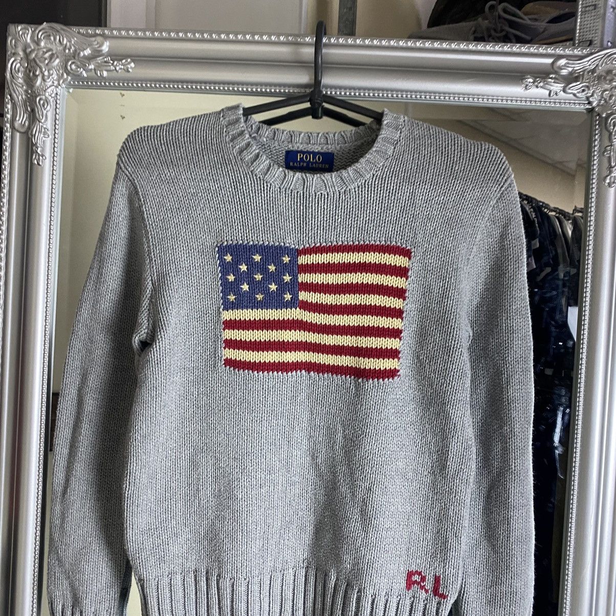 Polo Ralph Lauren Polo Ralph Lauren Sweater USA flag vintage Size US XS / EU 42 / 0 - 2 Thumbnail