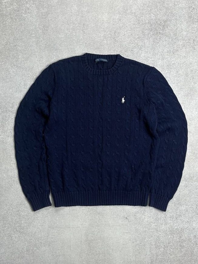 Other Vintage Polo Ralph Lauren Cable Knit Sweater XL Size US M / EU 48-50 / 2 - 1 Thumbnail