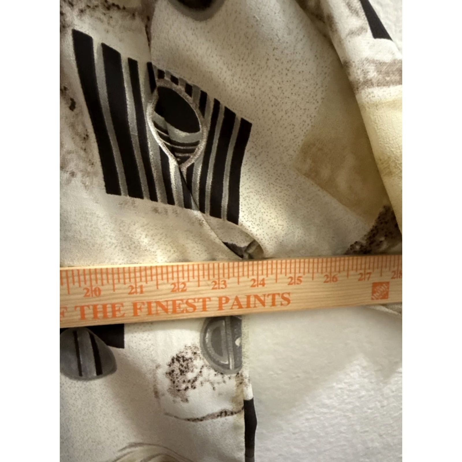 Vintage VINTAGE Mench Platinum Button Up Casual Shirt Large Tan Brown Abstract Italy 90s Mens Size US L / EU 52-54 / 3 - 7 Thumbnail
