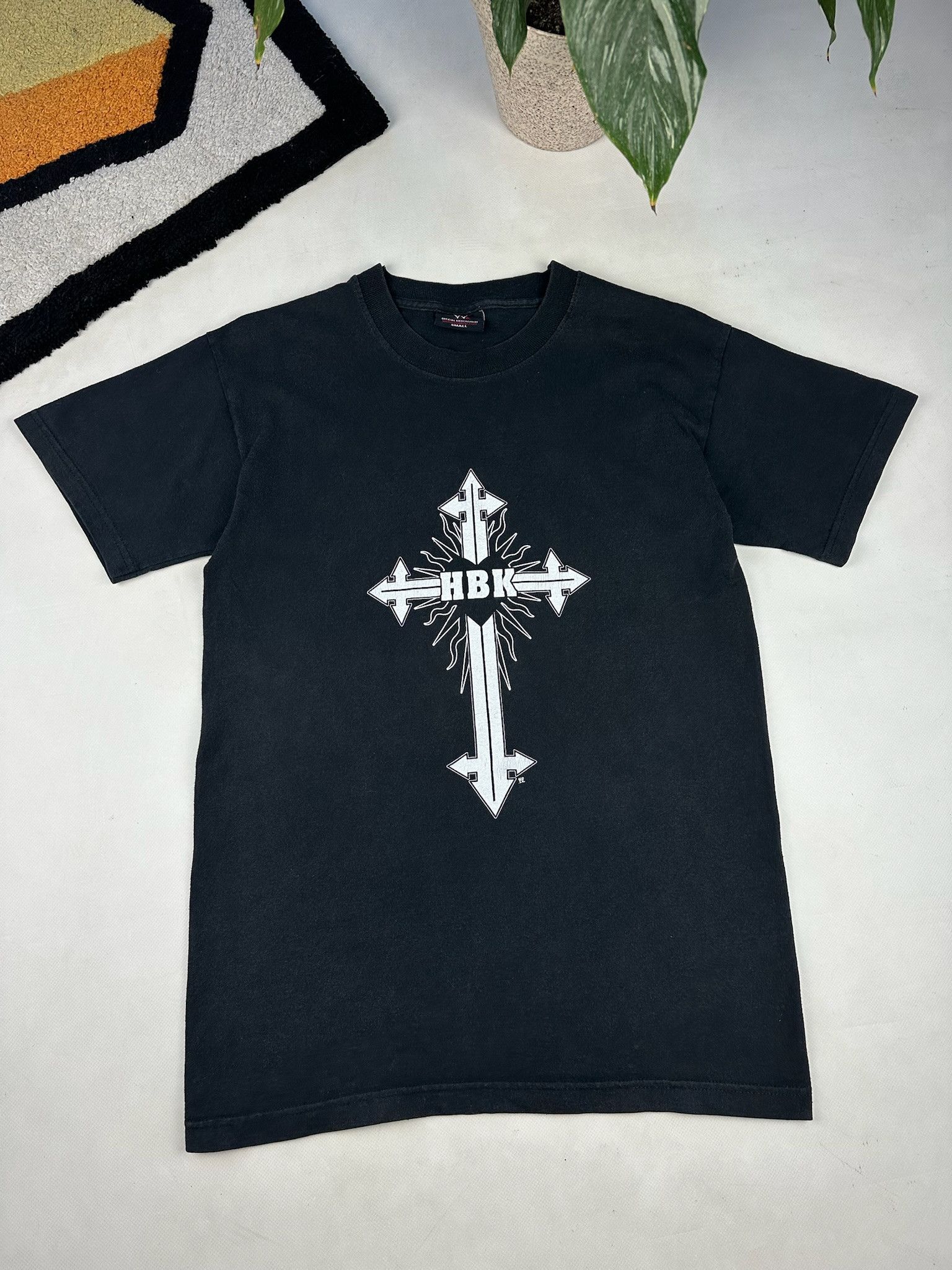 トップス undercover cross T-shirt archive 00s y2k Skull Cross Print T-shirt Y2K Cyber Grunge Vintage Patchwork